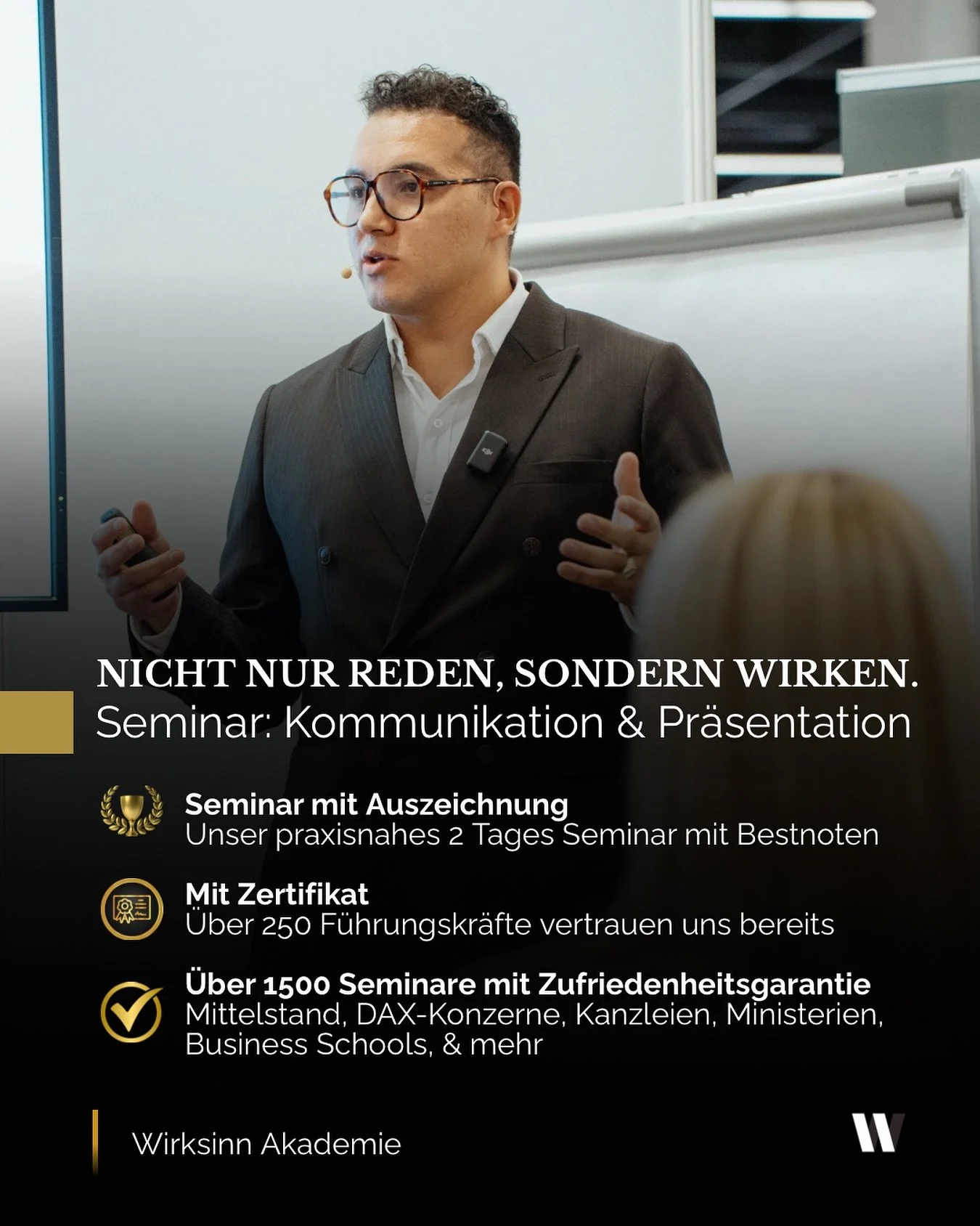 📣 F&uuml;hrung, die verstanden wird &ndash; unabh&auml;ngig von Rolle, Branche oder Generation.

🔑 Seminar (2 Tage): Kommunikation &amp; Pr&auml;sentation
M&ouml;gliche Termine:
🗓️15./16.12.2025 🗓️19./20.01.2026 🗓️24./25.01.2026

Ob erste F&uuml