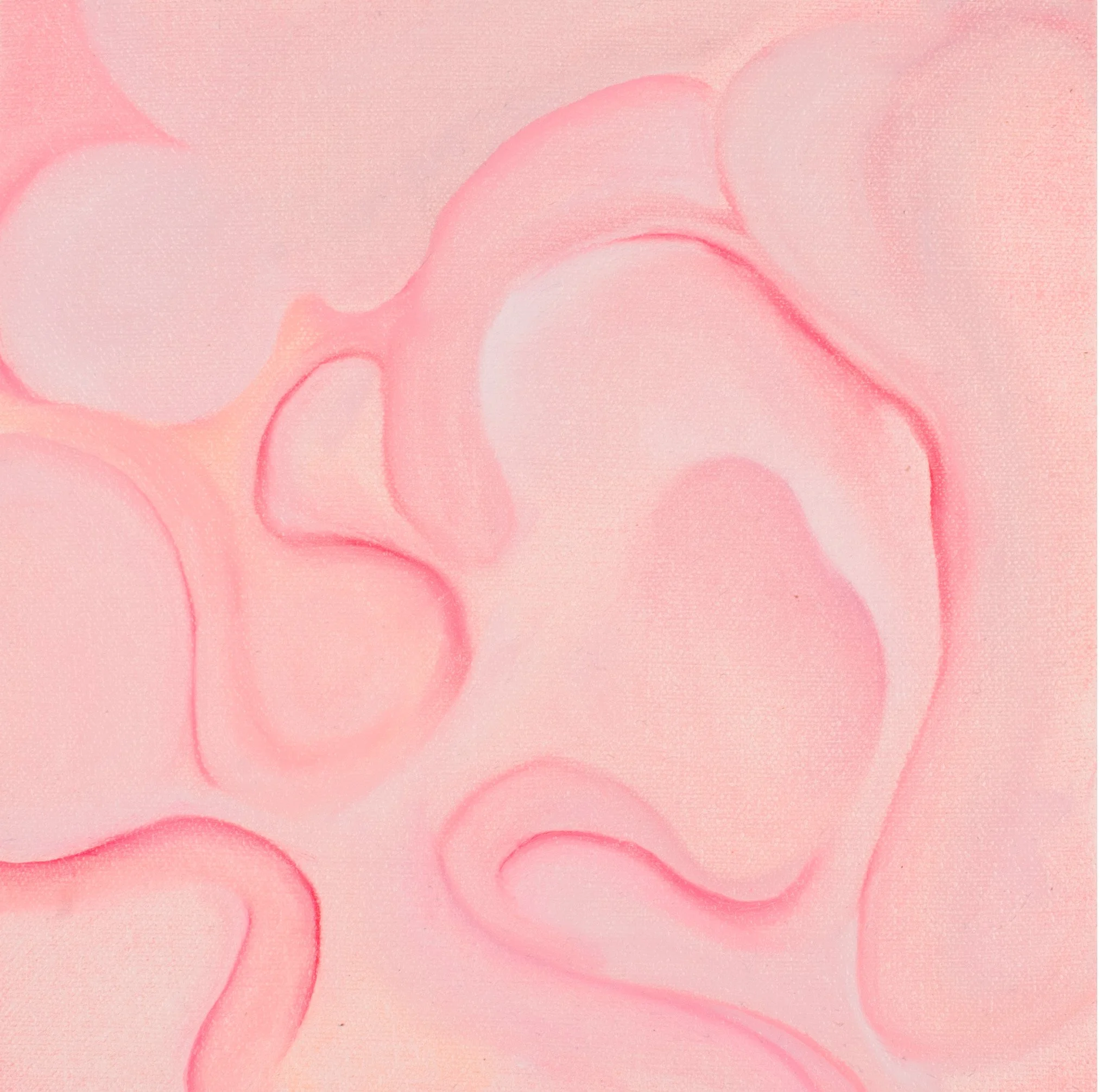 'Energy' oil on canvas, 20 x 20 cm, 2025