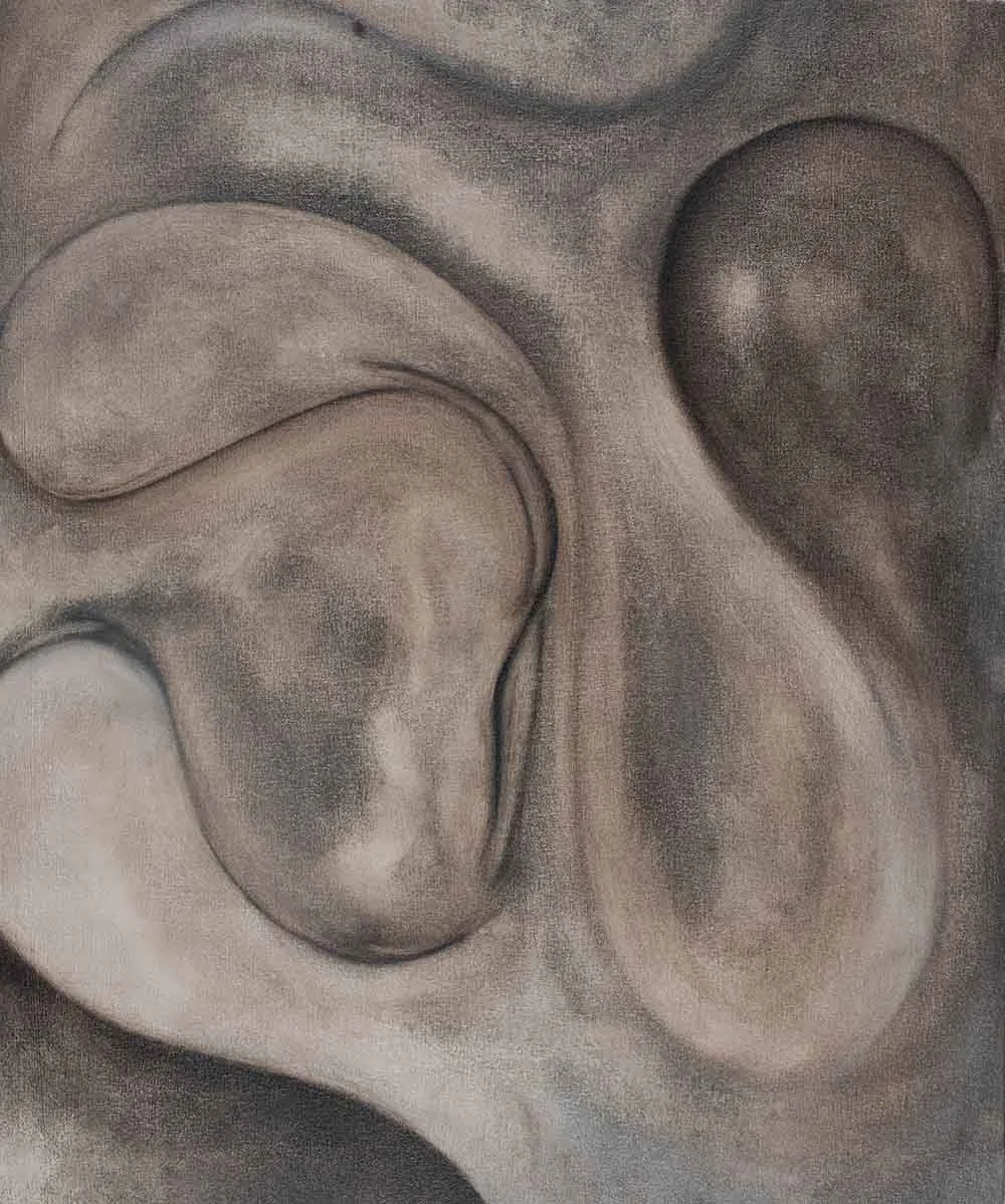 'Absence' oil on canvas, 50 x 60 cm, 2025