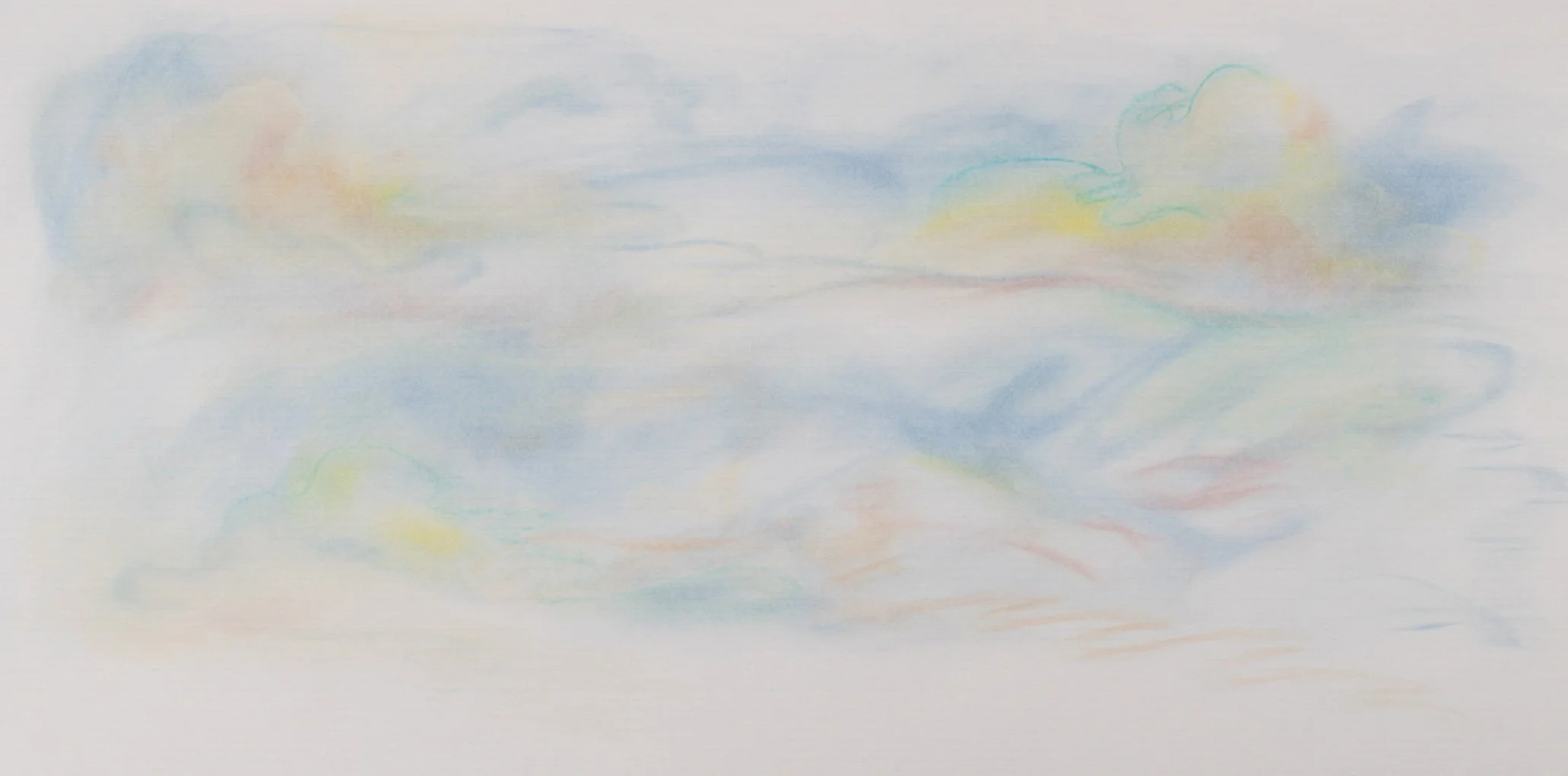 'Dusk (Another Day)'
soft pastel on paper,
84 x 41.6 cm
2025