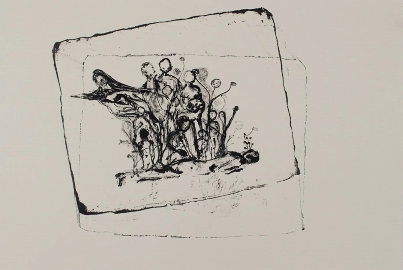'Elevation'
Lithograph on paper,
56 x 38 cm,
2025