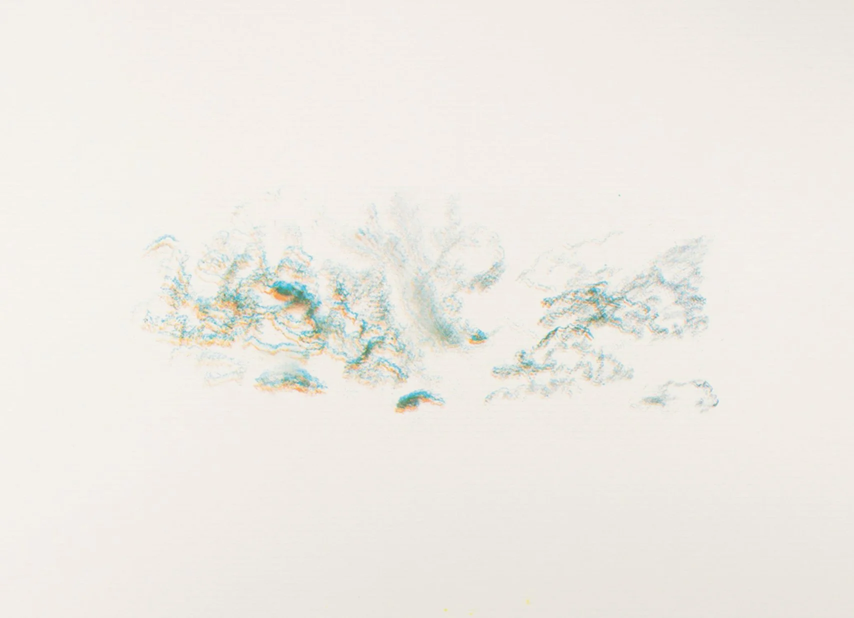 'Digital Sky II'
Screen print on paper,
76 x 48 cm,
2025