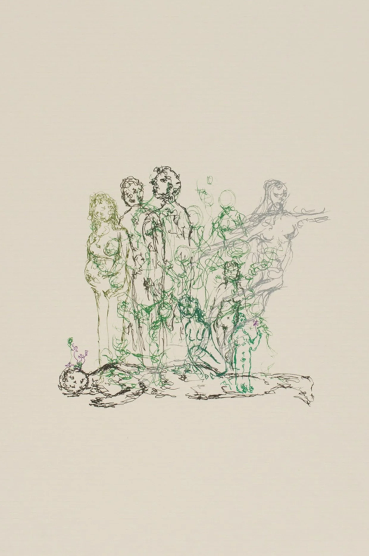 'Life As We Know It'
Screen print on paper,
41.5 x 29.5 cm,
2025