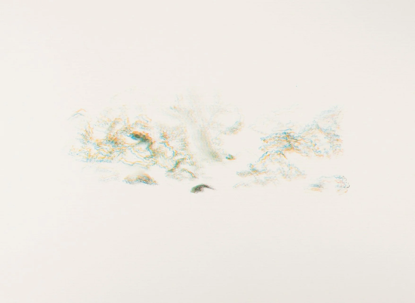'Digital Sky Error'
Screen print on paper,
76 x 48 cm,
2025