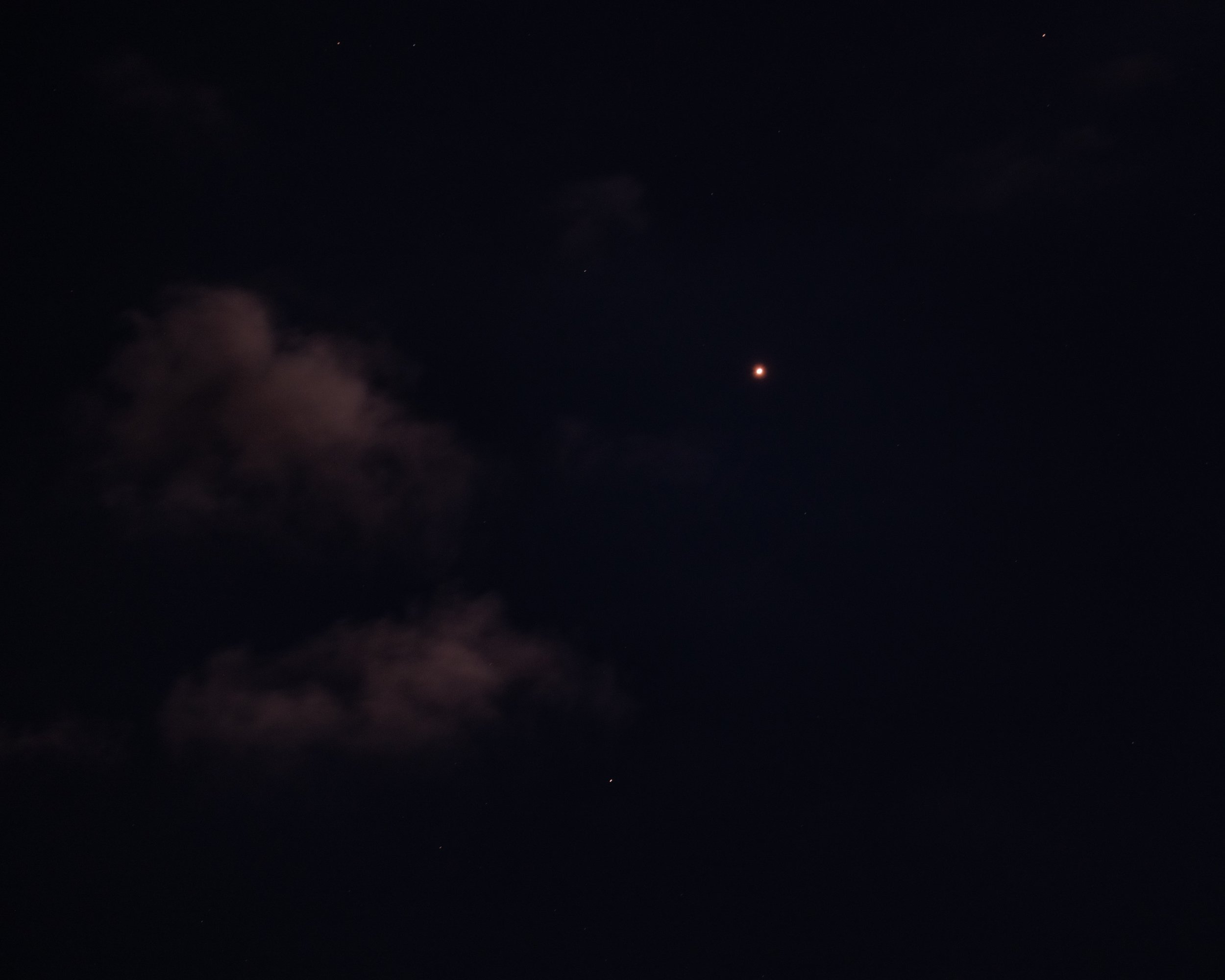 Mars and Clouds, Durham Region, Canada.