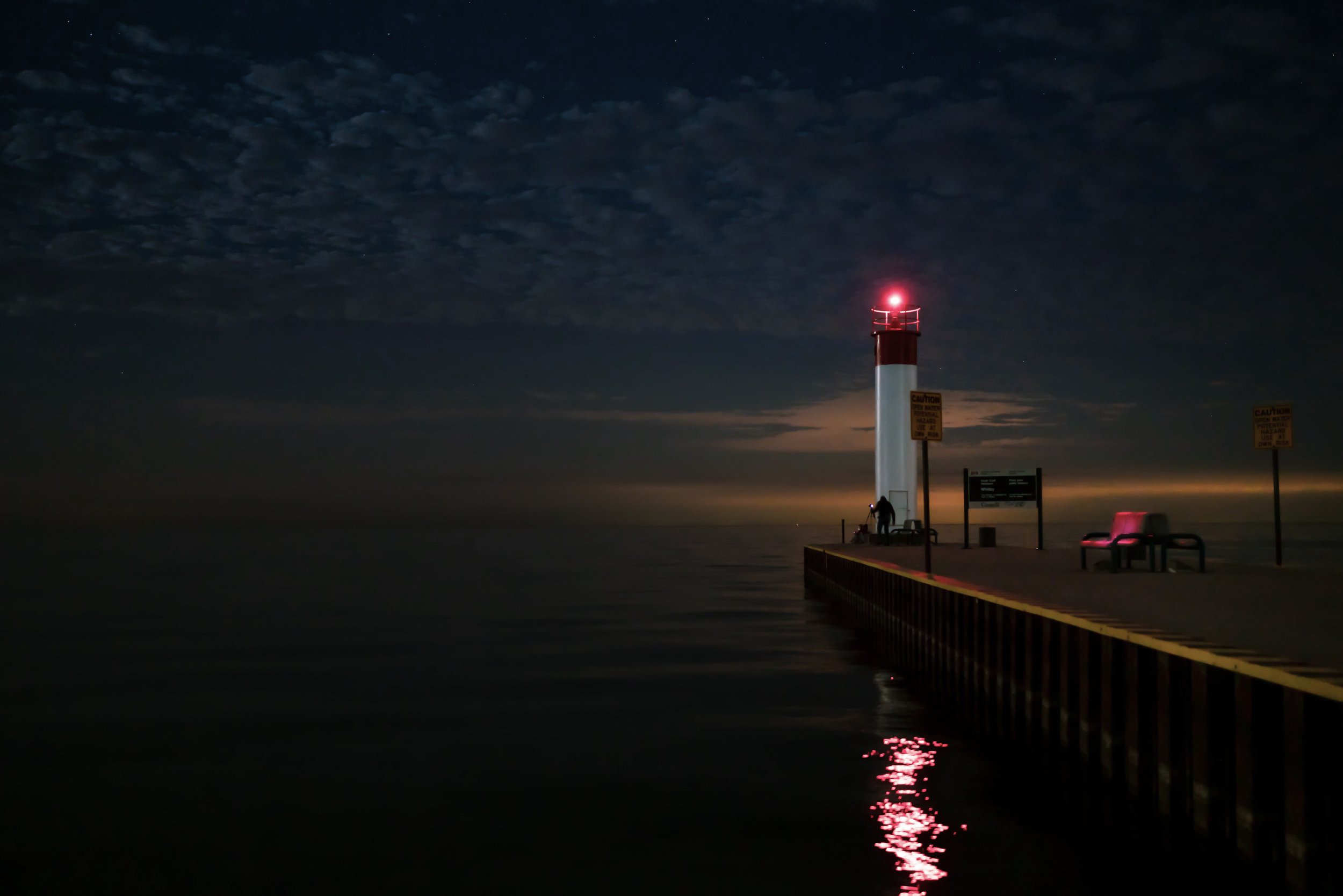 Whitby Harbour LIghthouse, Whitby, Canada.