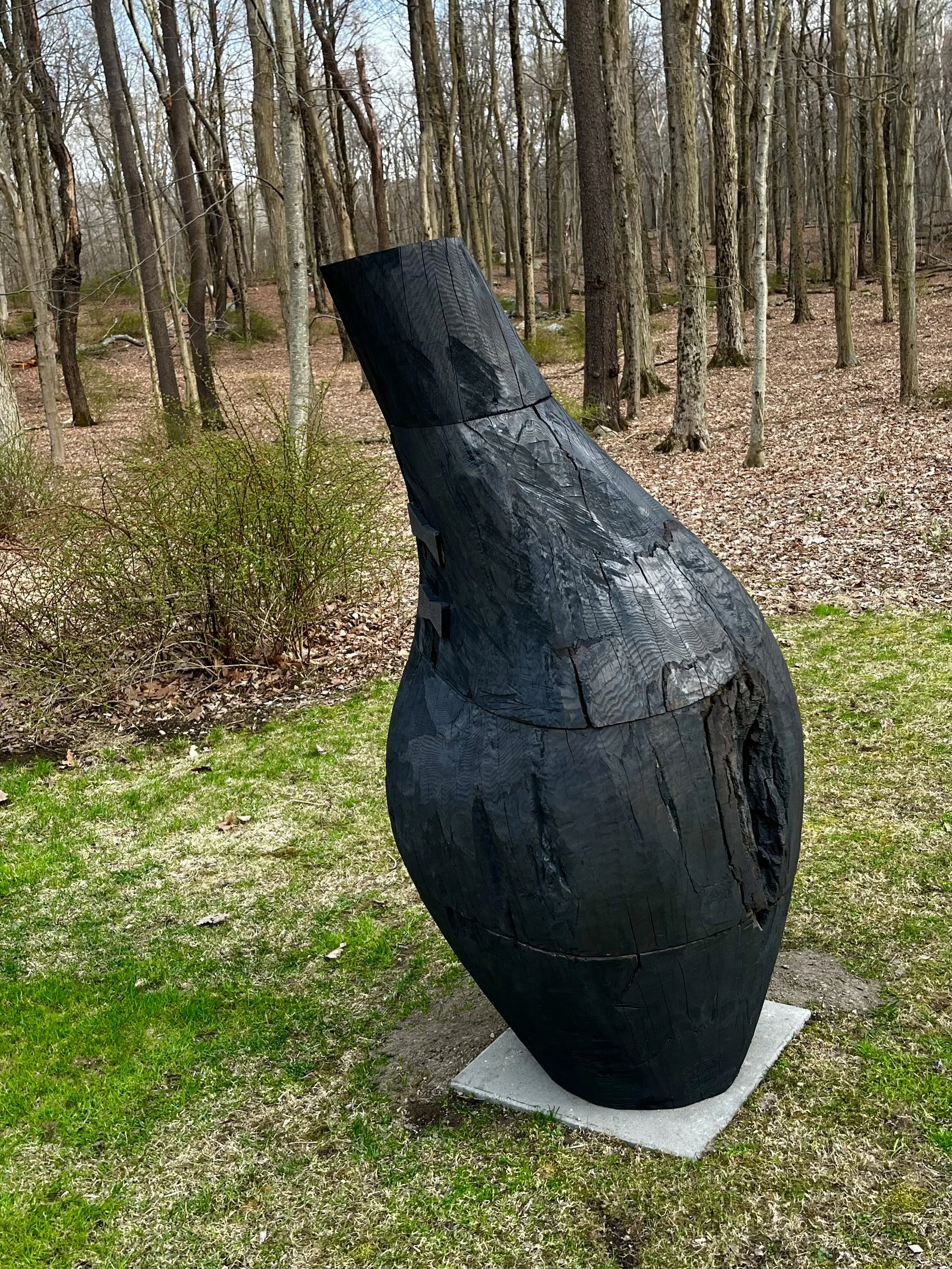Heinrich Spillmann, LINA, red oak with graphite finish, 33” x 70”