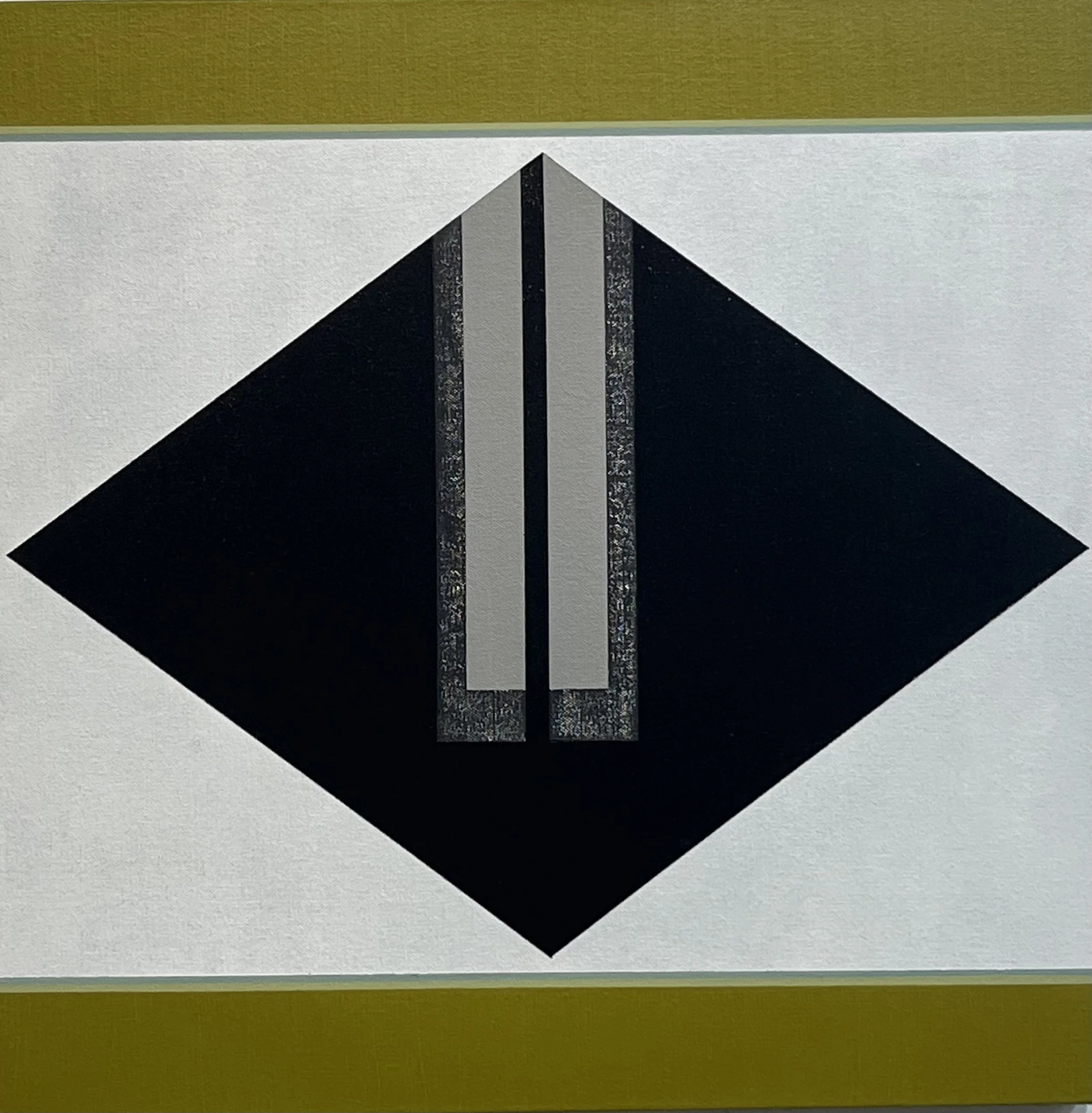 Don Voisine, Reflect, 2024, oil on canvas over board, 18” x 18”