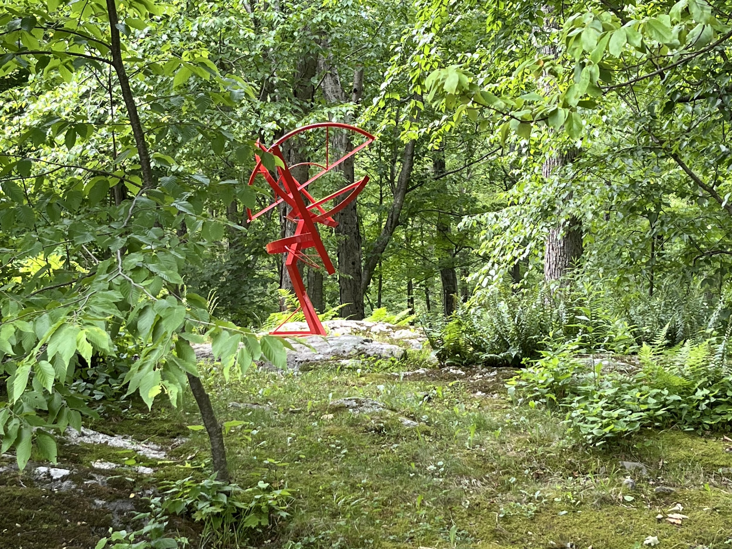 David Provan, The Inability of the Radius to Know the Circumference, 2012, powder coat, steel, 59" x 38" x 23"