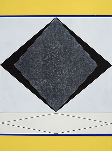 Don Voisine, Moon Landing, 2024, oil on canvas over board, 30” x 24”