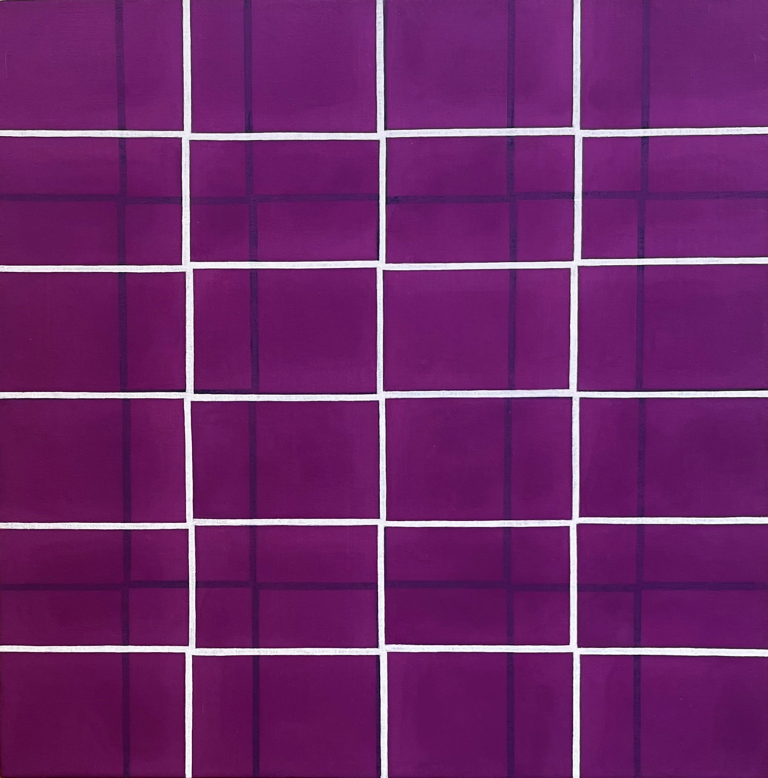 Stephen Westfall, Moonflower, 1997, oil on canvas, 24” x 24”
