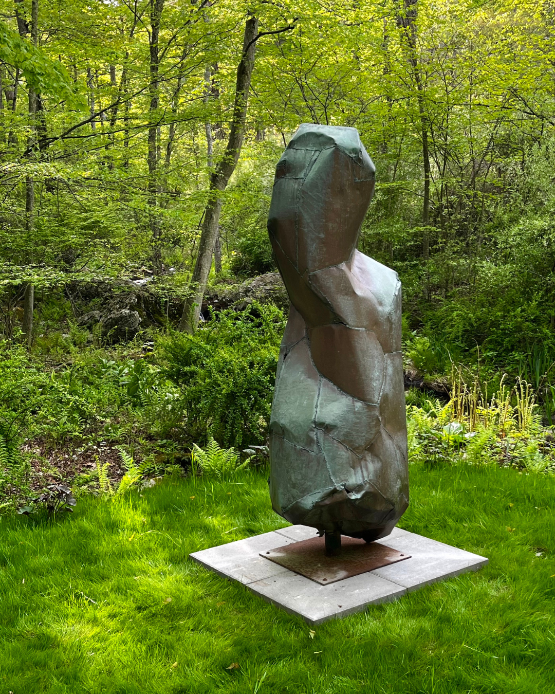Grace Knowlton, Copper Obelisk, 84"
