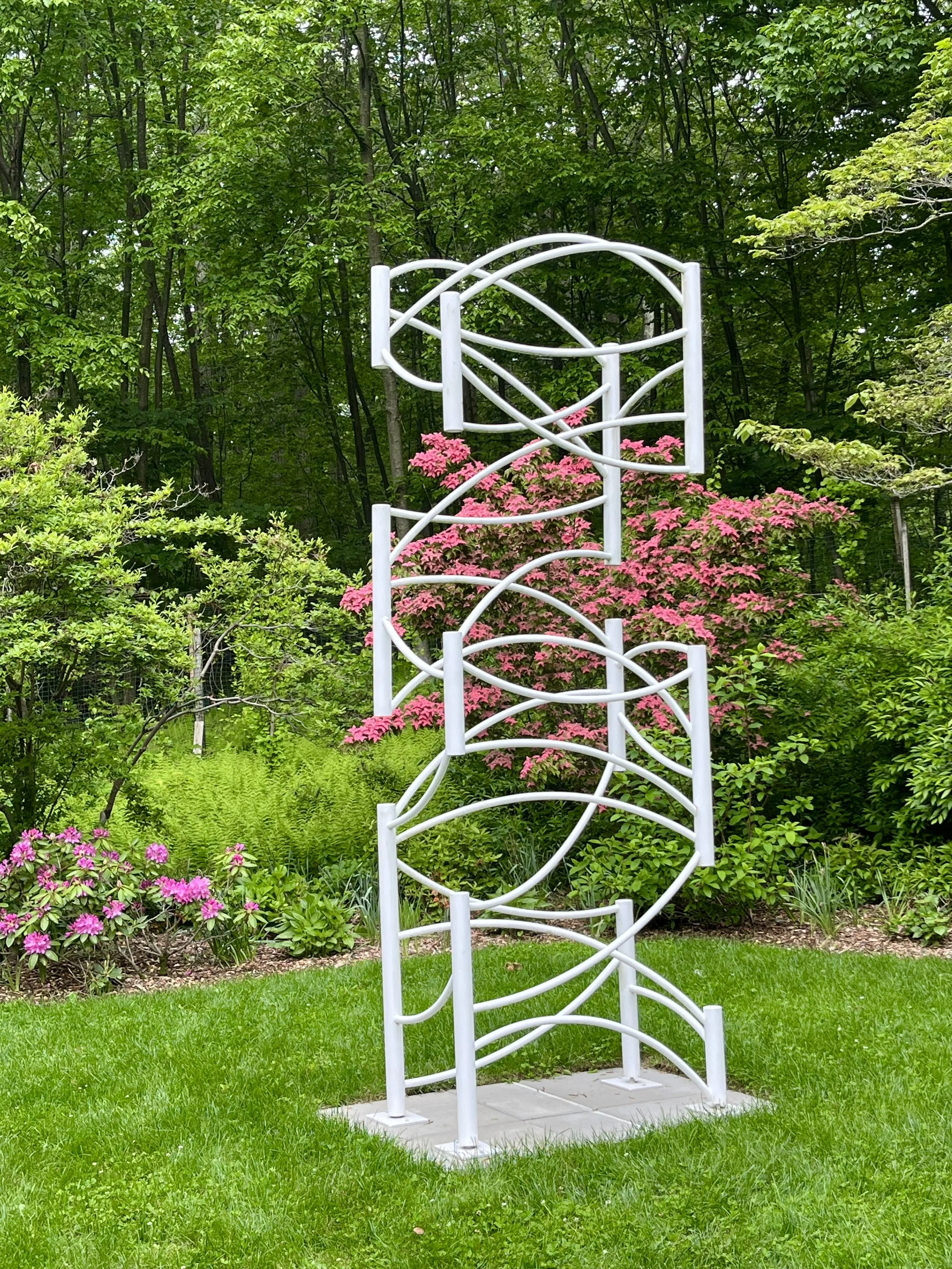 David Provan, Theory of the Sacred IV, 2011 
 Powder coat, steel, 123" x 42" x 24"