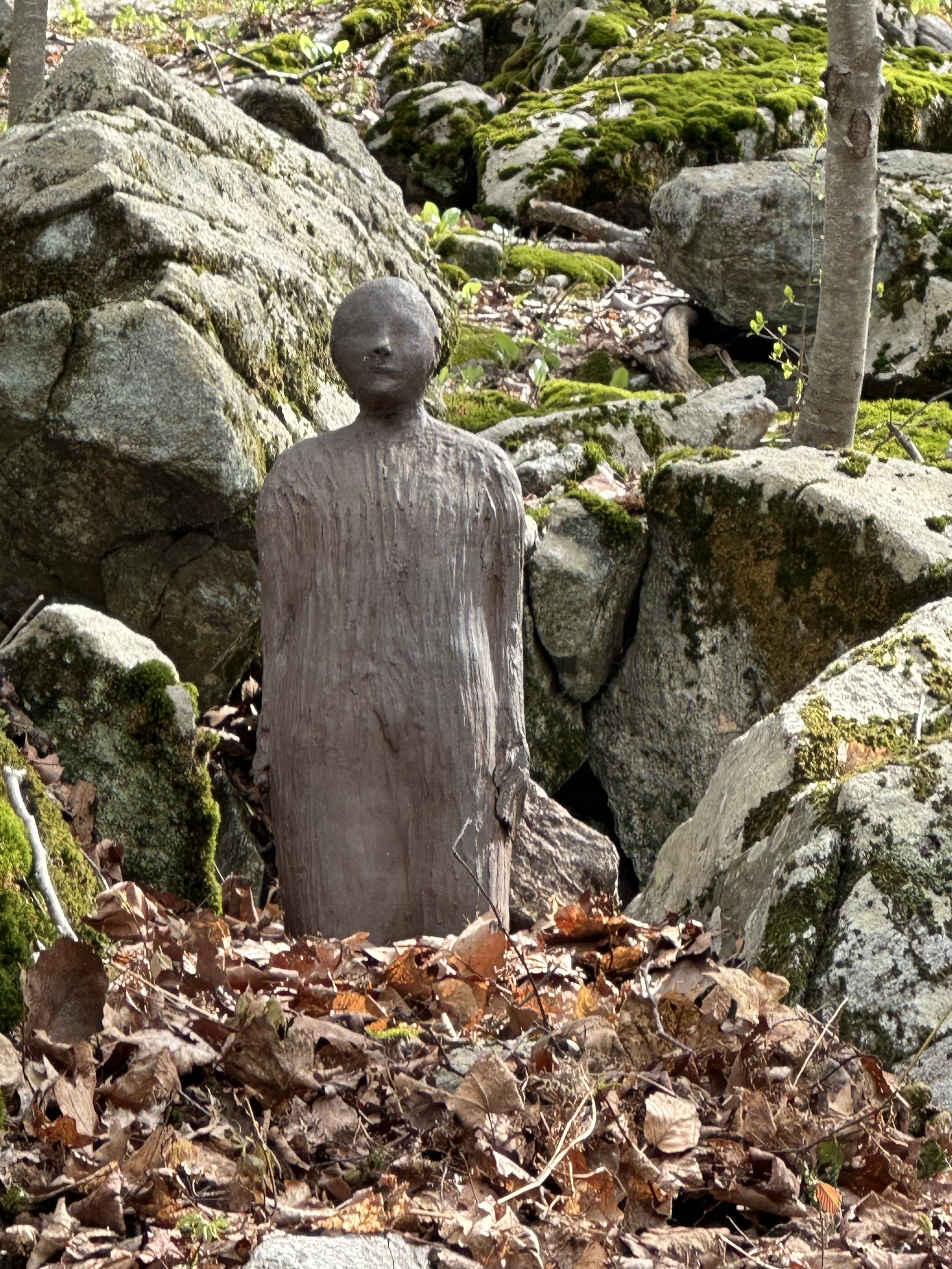 Ada Pilar Cruz, Watchman, wood-fired, 28" x 8" x 6"