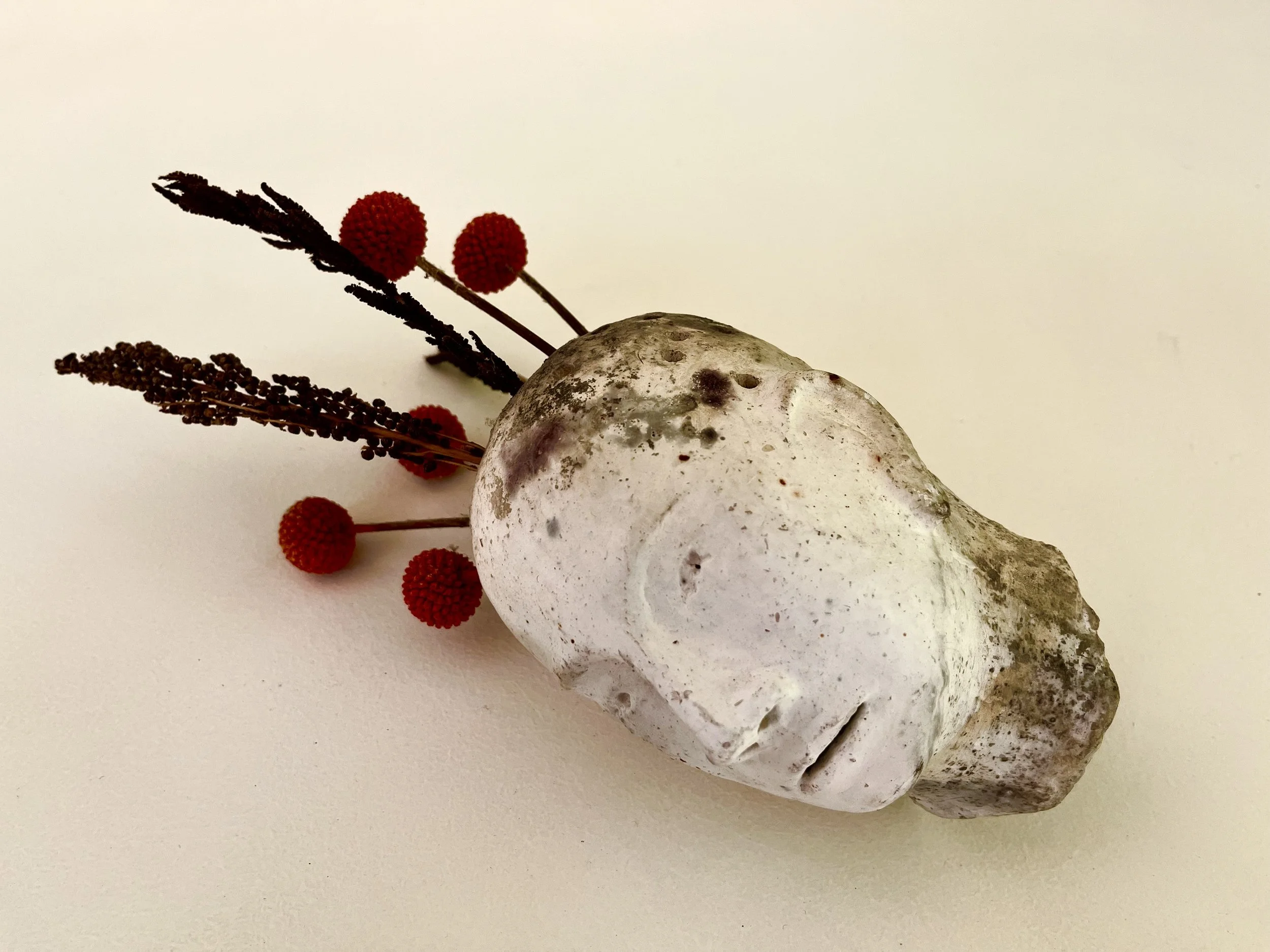 Ada Pilar Cruz, Porcelain Head, 6 ¾” x 5" x 4 ½”  