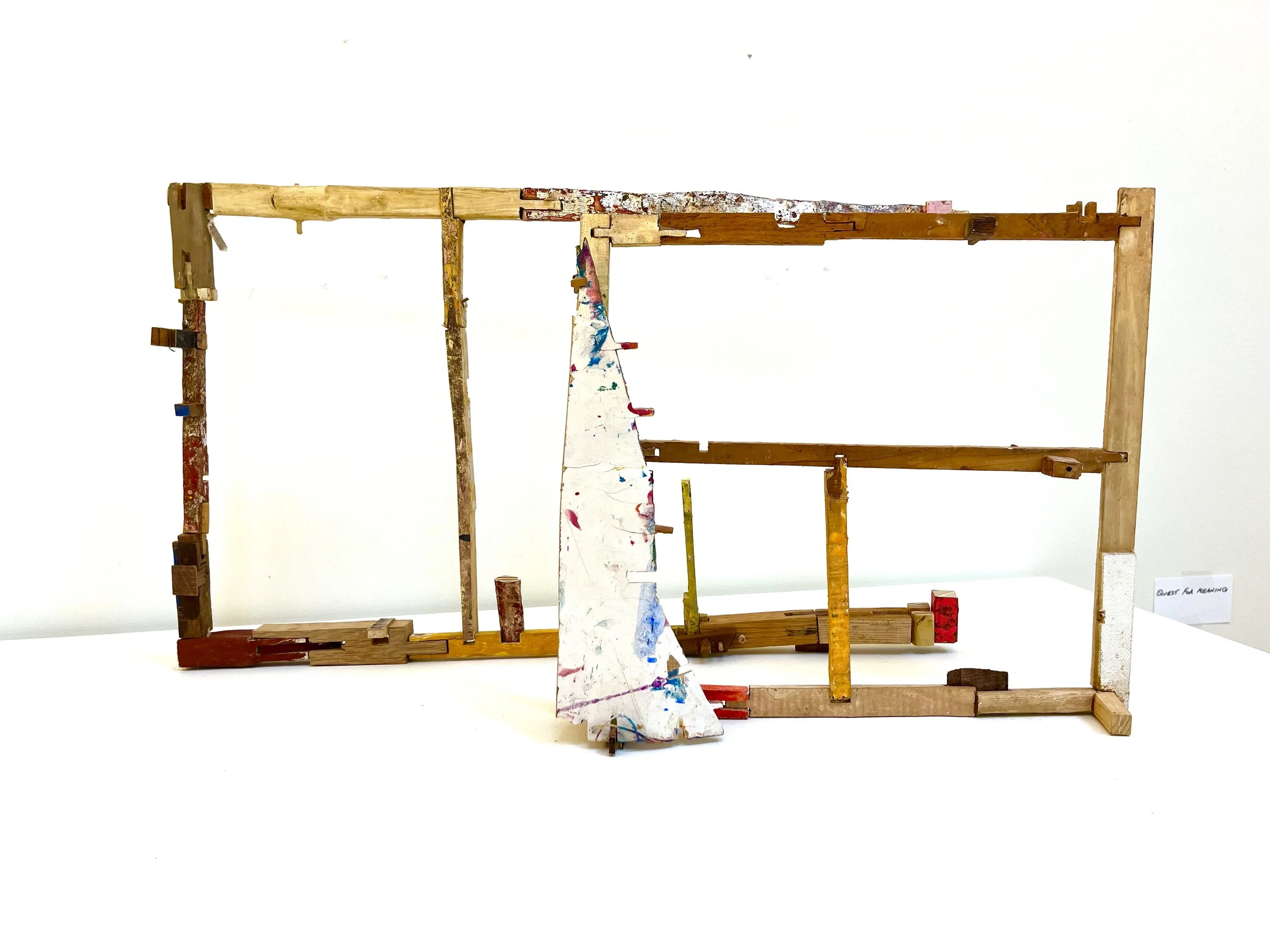 Helen O’Leary, Sore Spot #2, 2016 - 25, wood, mixed media, 14 ½” x 24” x 2” & 12 ½” x 14” x 3”