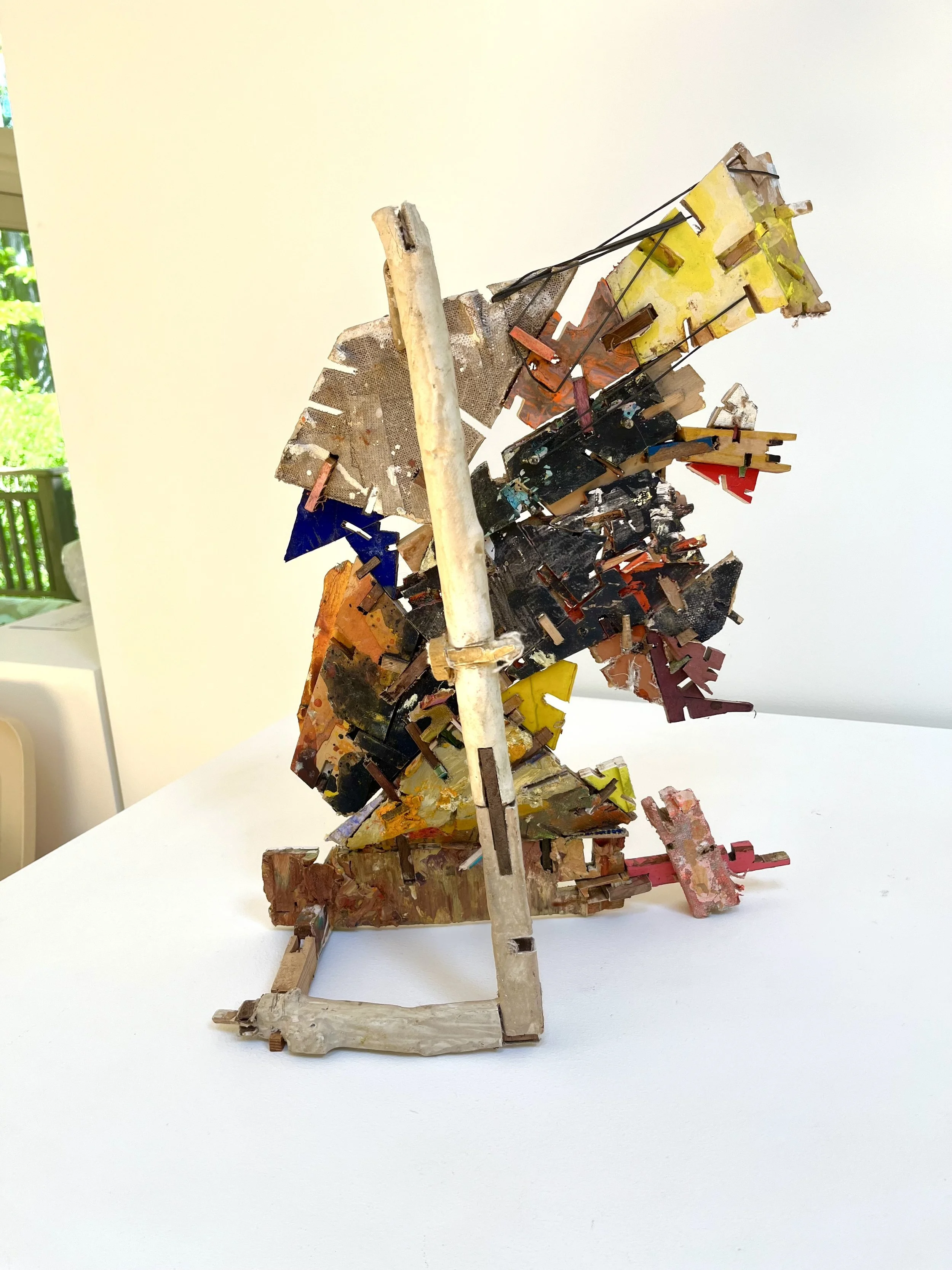 Helen O’Leary, Sore Spot, 2020 - 25, wood, mixed media, 18” x 15” x 6”