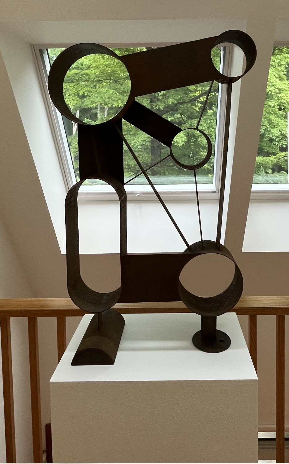David Provan, We Live Within Other’s Wounds, rusted steel, 39” x 25” x 9”