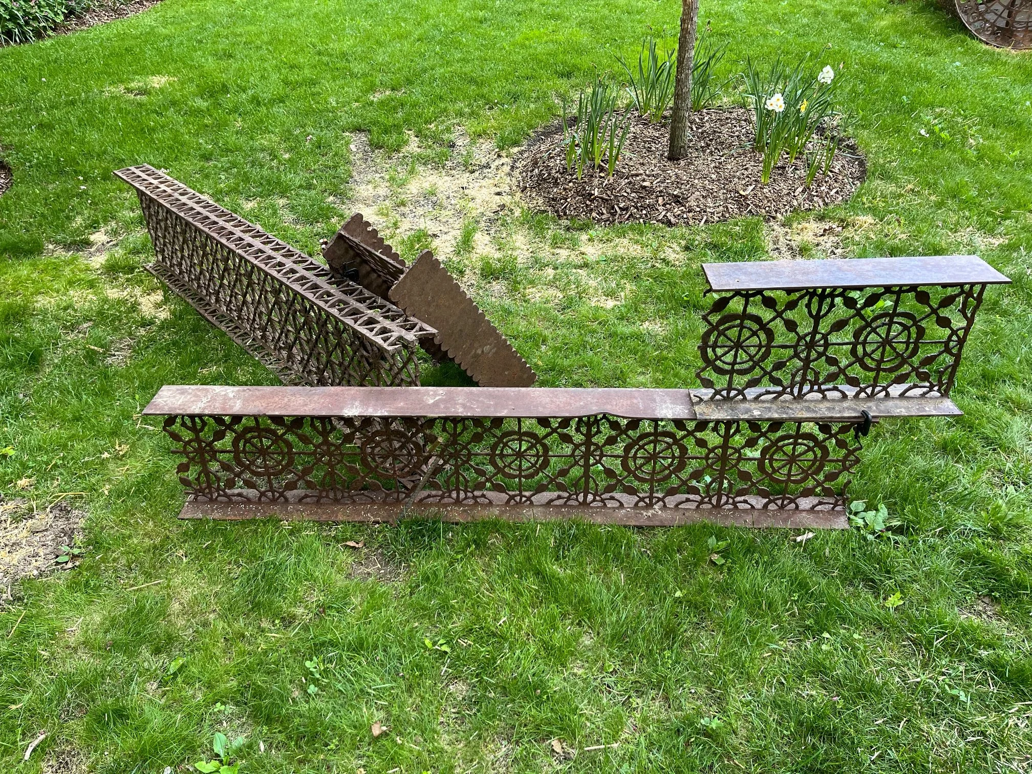 Cal Lane, I-Beam (right), 2002, Oxy-acetylene cut steel beam