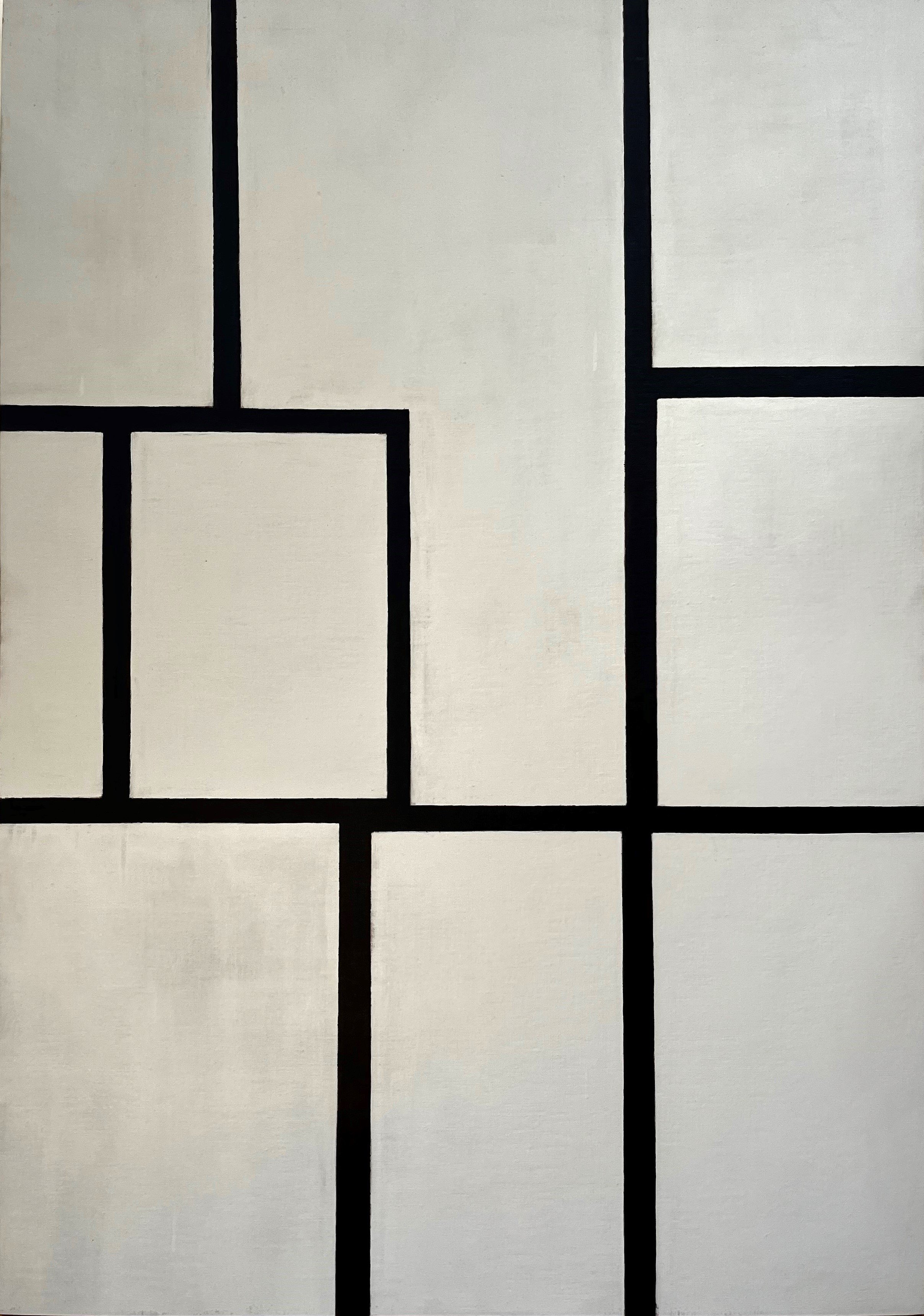 Stephen Westfall, Snowman, 1988, oil on canvas, 60" x 42"
