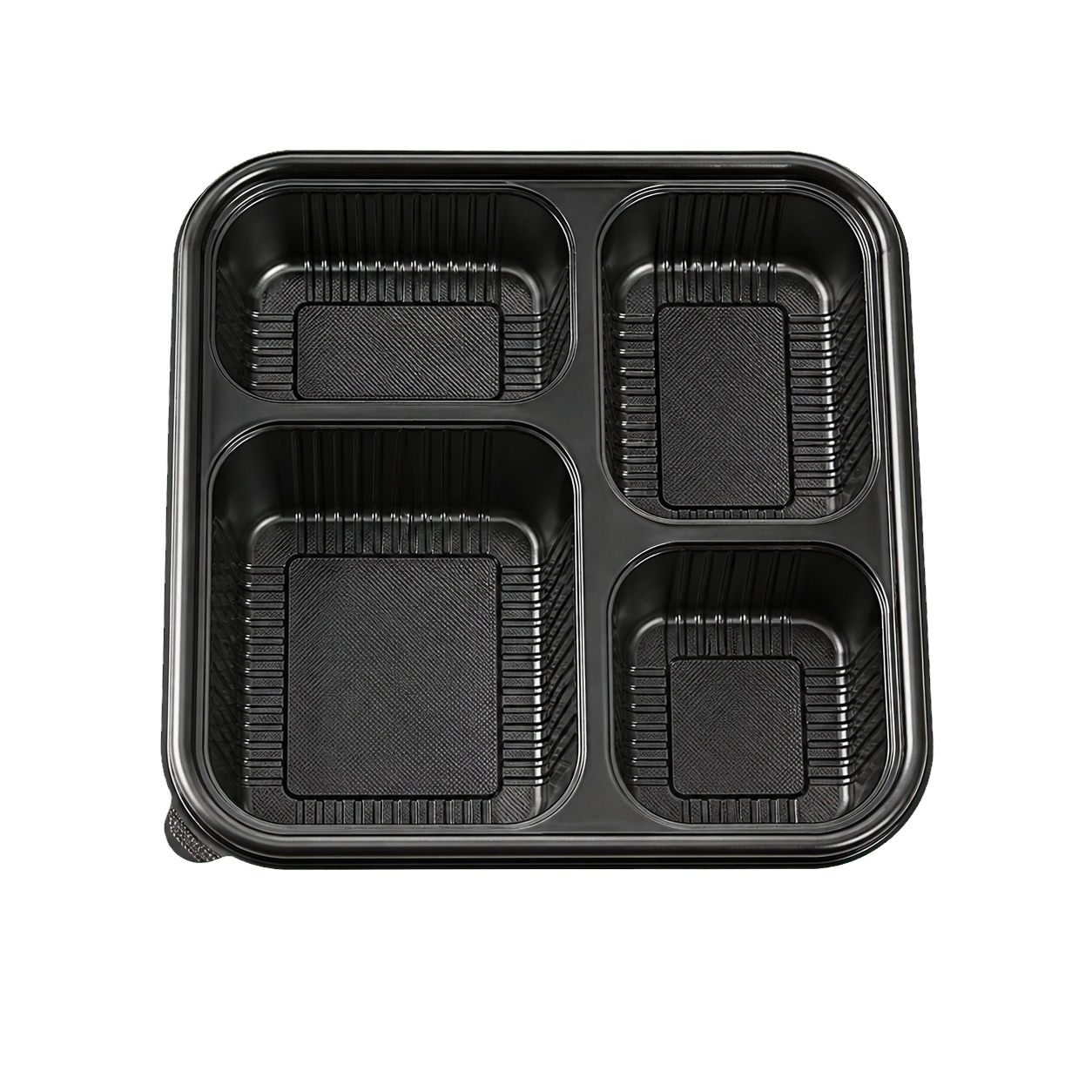 10 — Four-Compartment Meal Trays — Durable divided trays designed for complete meals, catering and portion control.