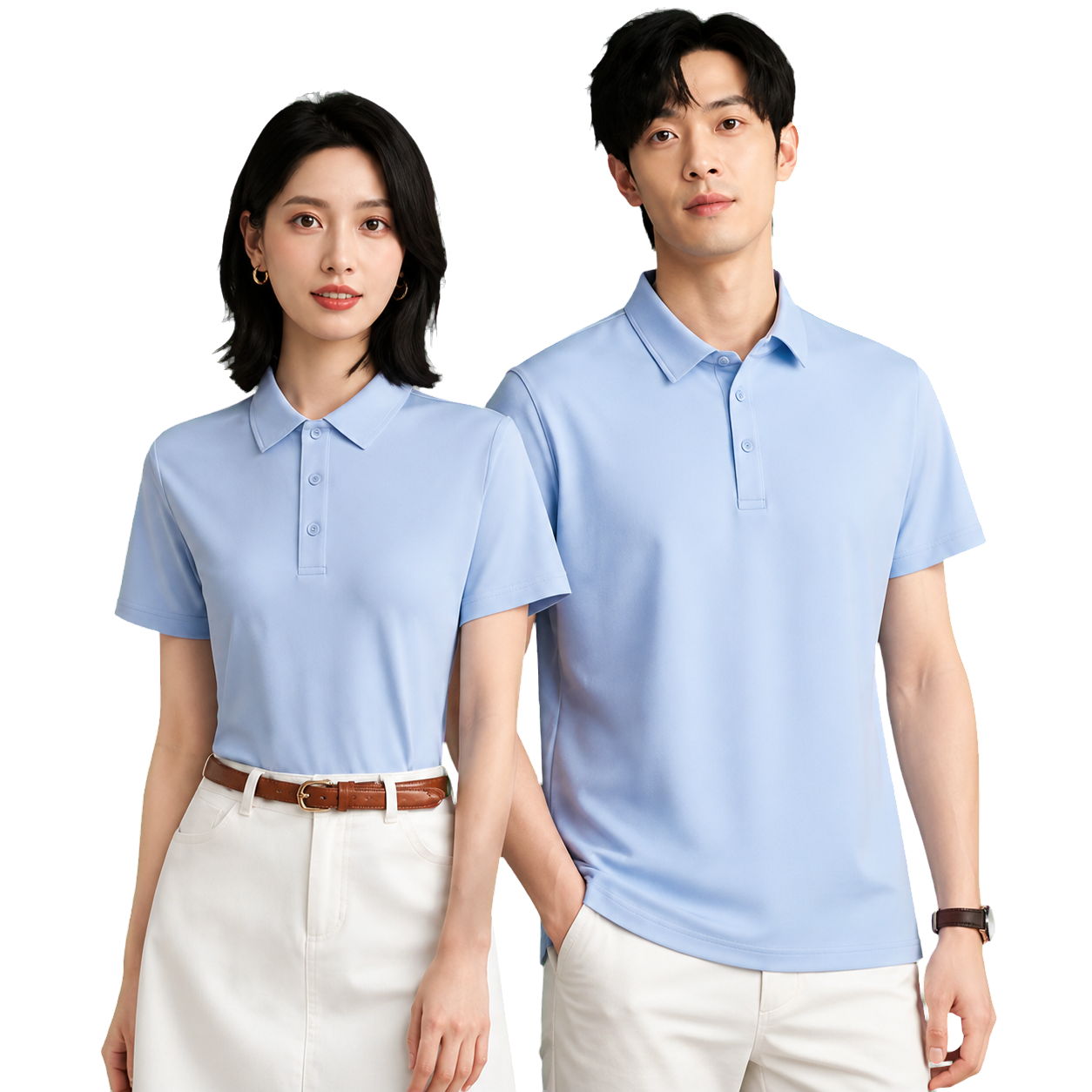 03 — Hospitality Polo Shirts — Smart unisex polo shirts for front-of-house, events and everyday staff use.