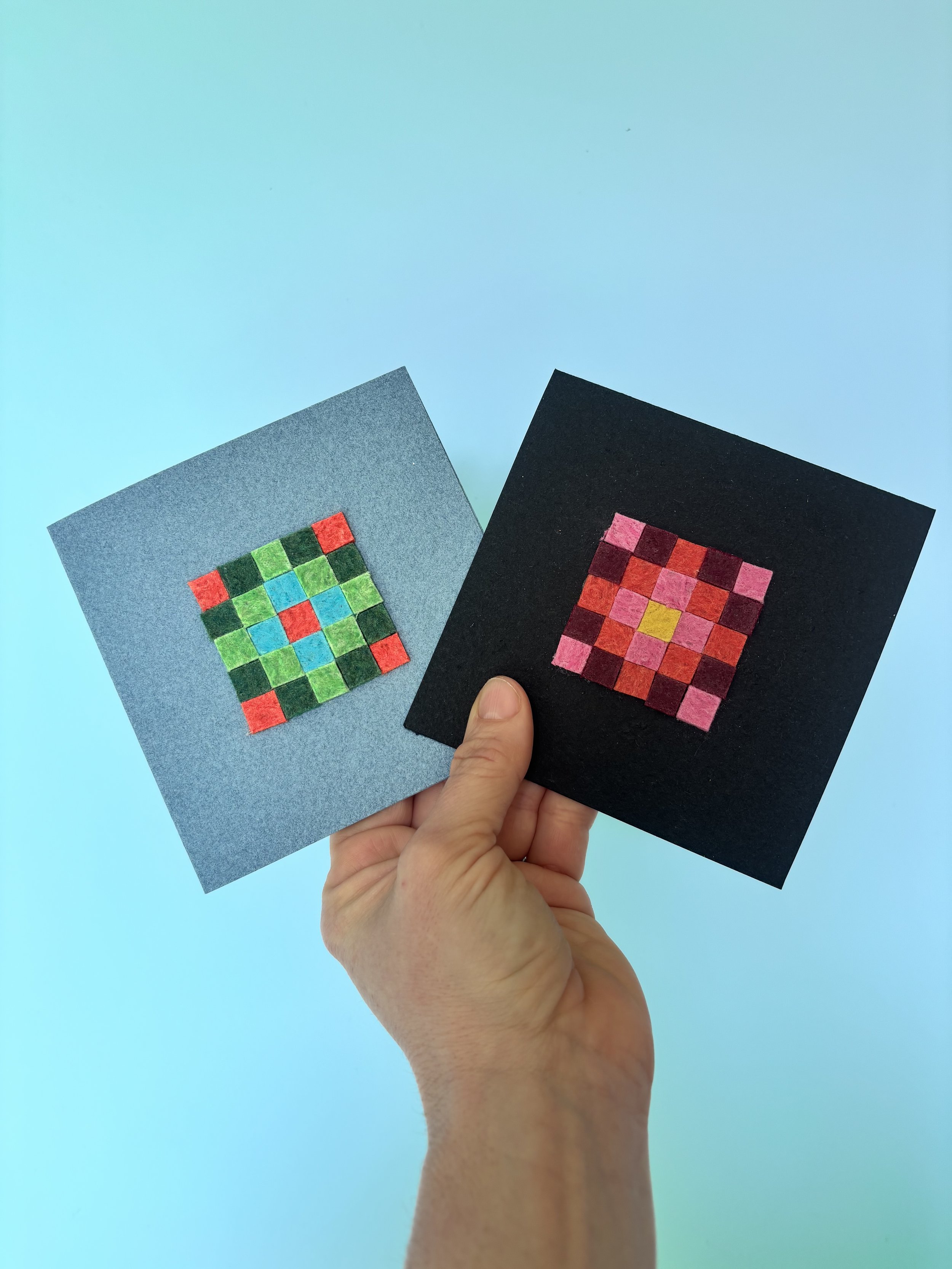 Pixel patch cards