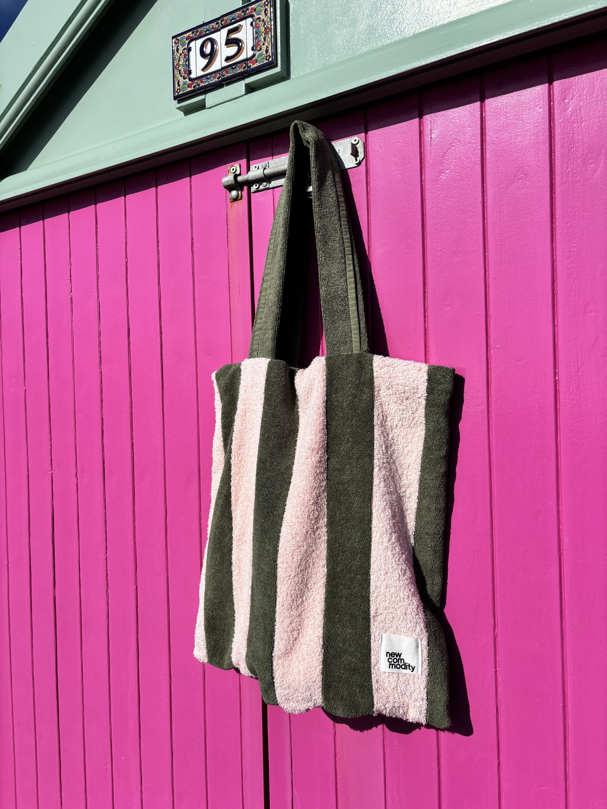 bay for life bag khaki / blush