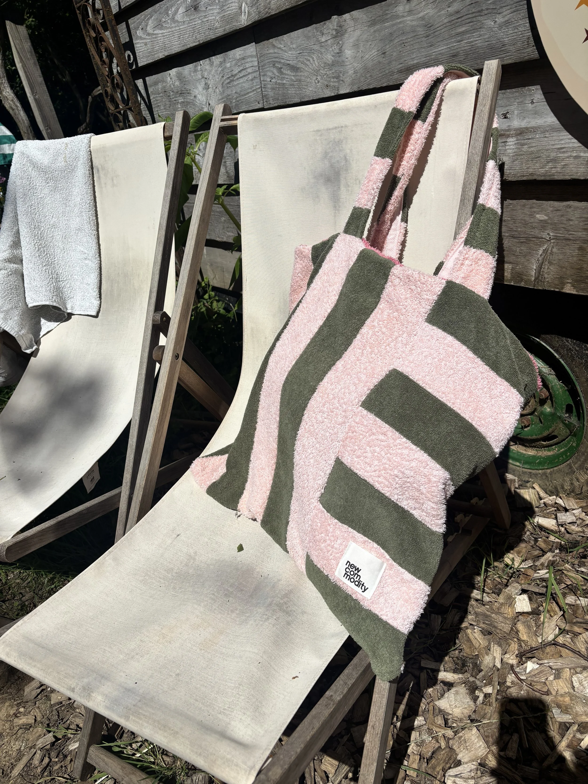 bay for life bag khaki / blush