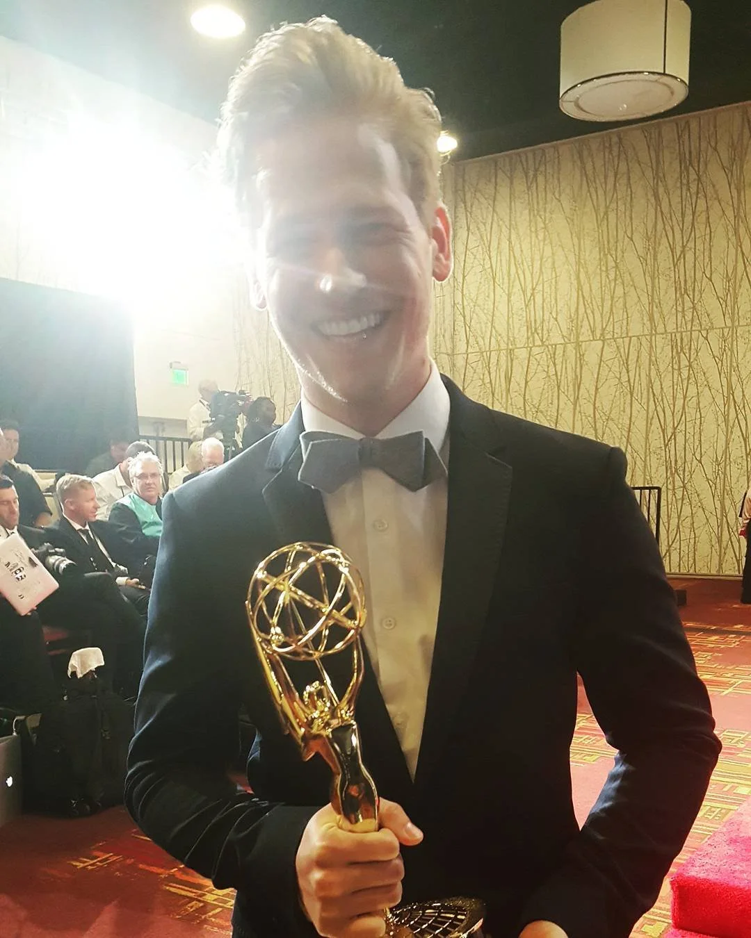 Me holding the BM EMMY.jpg