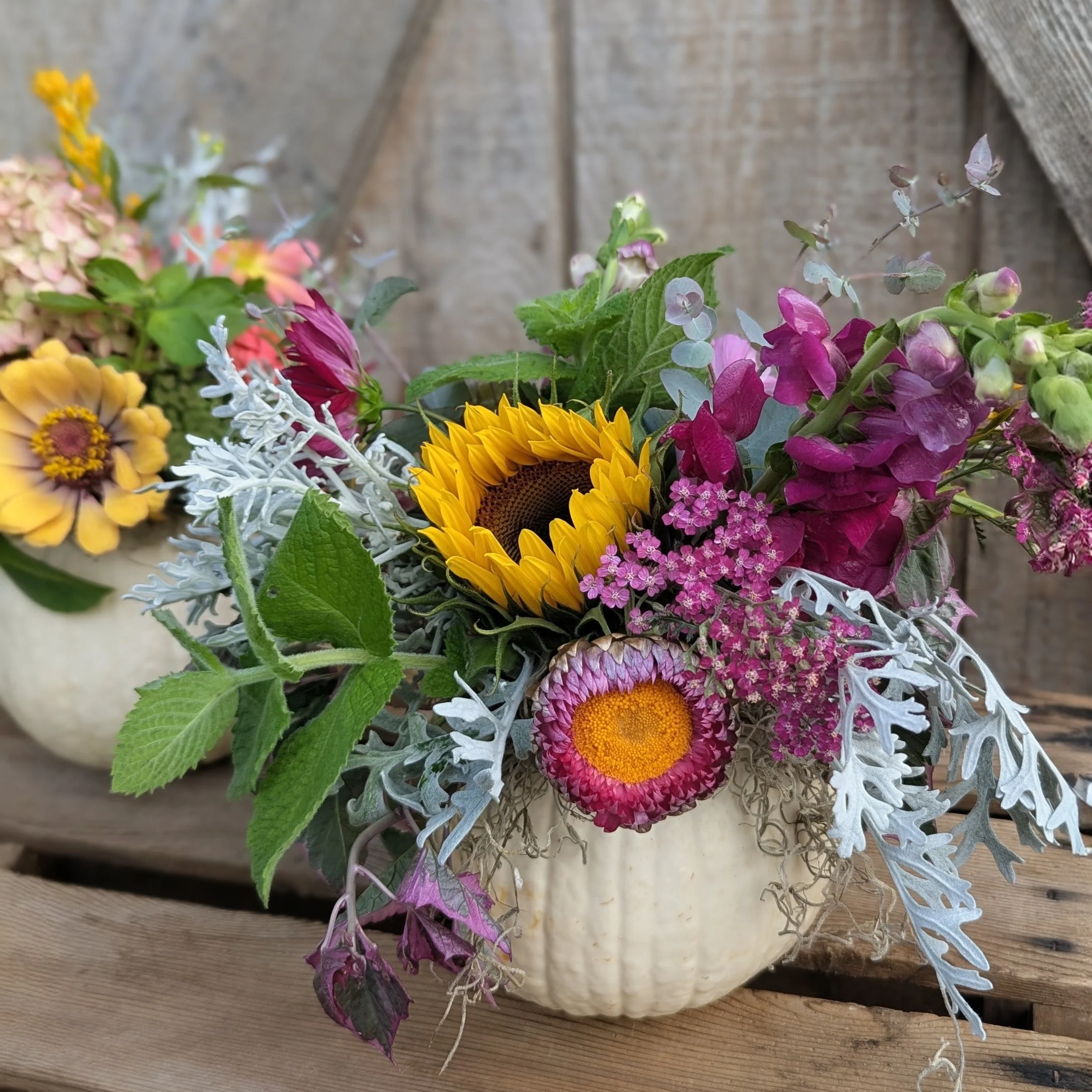 Fresh Pumpkin Floral Workshop & Social - Choose Your date!