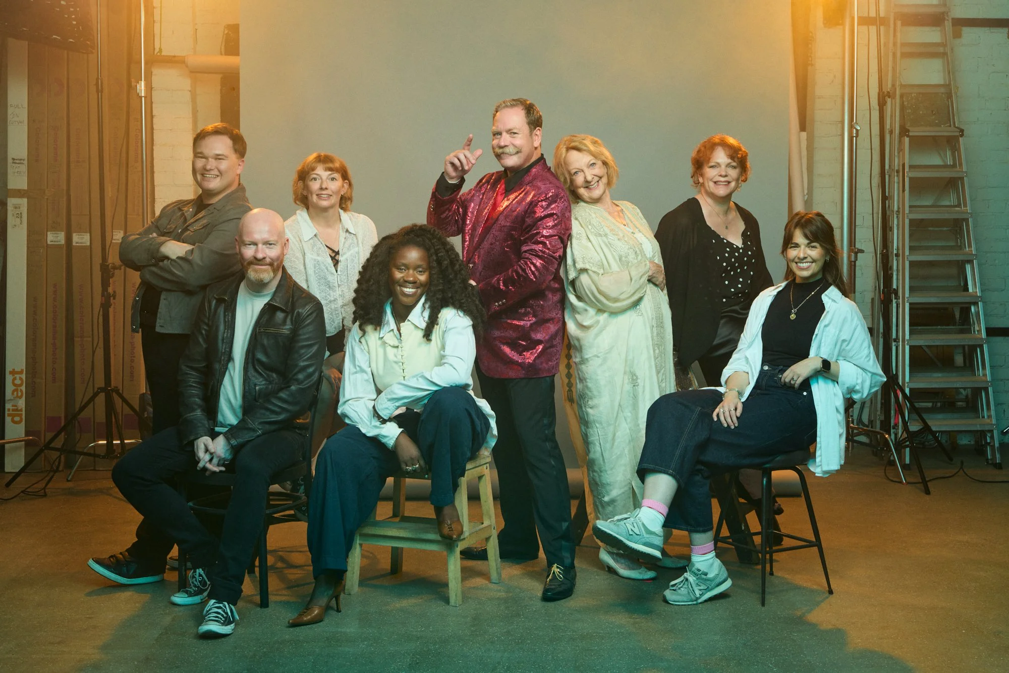 The Cast of The Other Side of Murder (photo credit Michael Wharley)