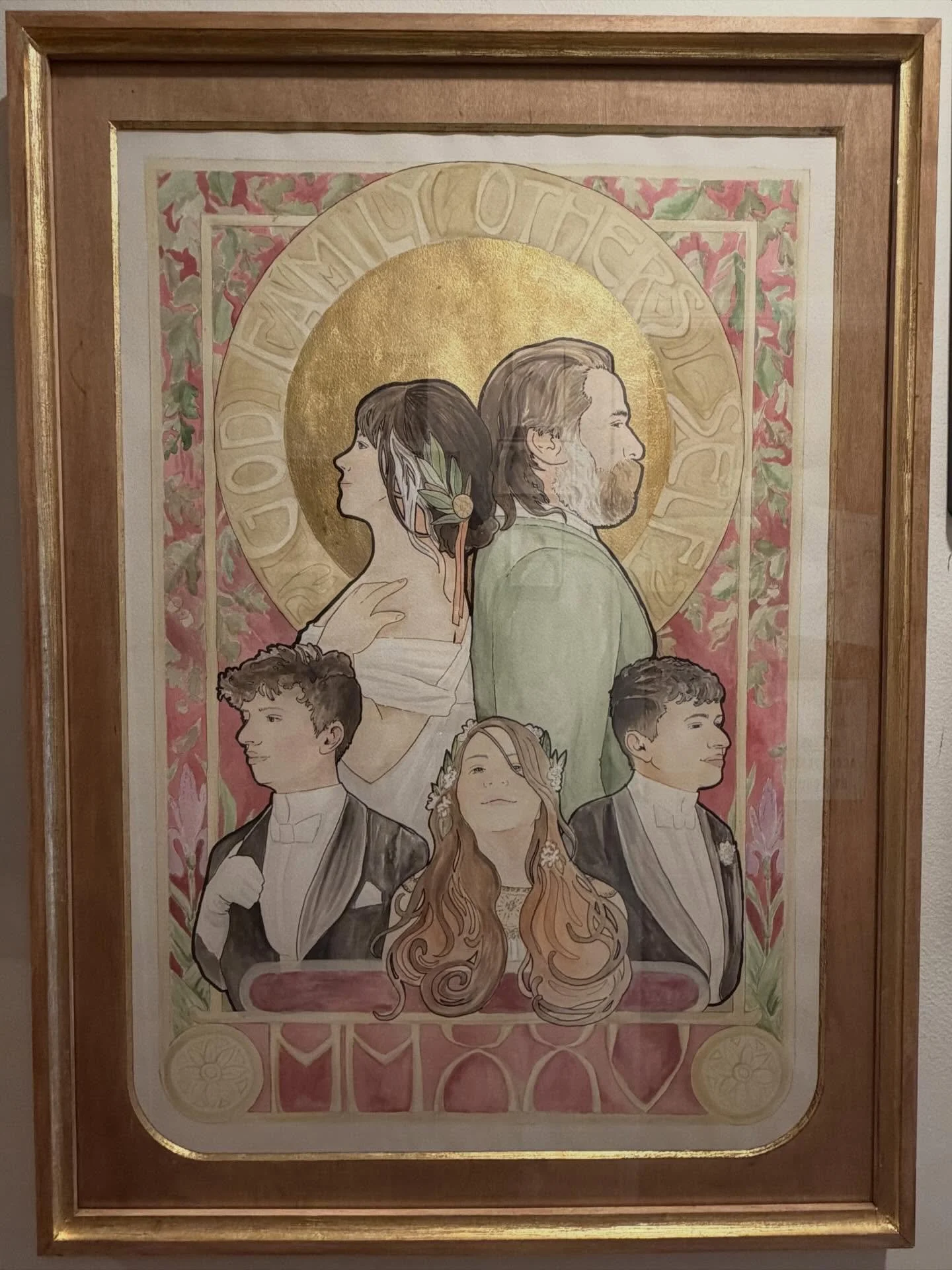 The photos are hung! The hallway is complete 💕 which decade do you prefer? I&rsquo;m partial to the 70&rsquo;s one 😂