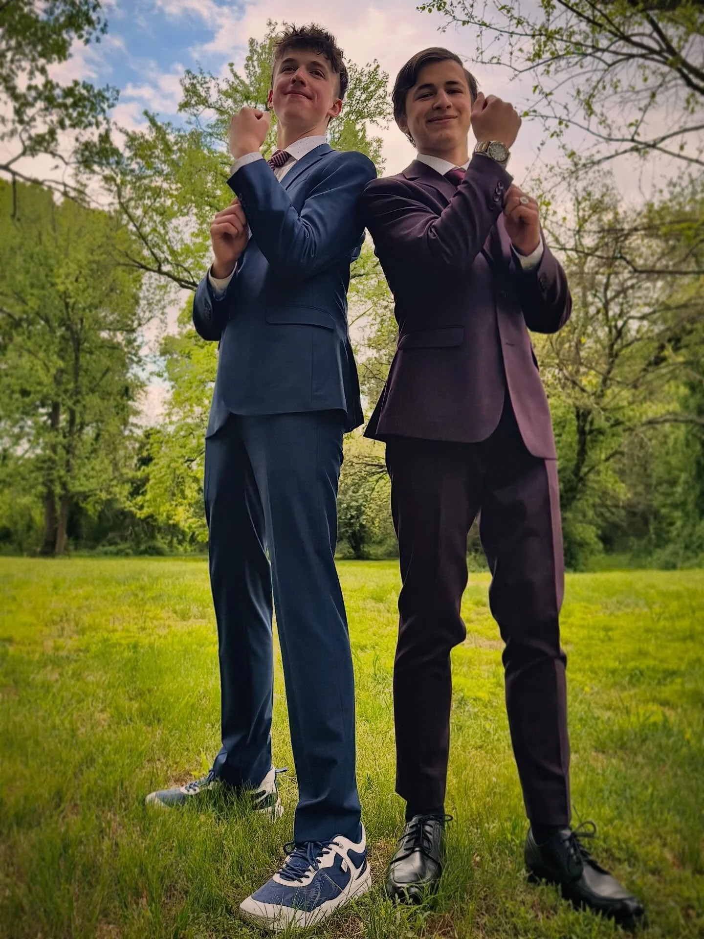 I&rsquo;m watching them grow but I still see this ➡️

#prom #brothers #cousins