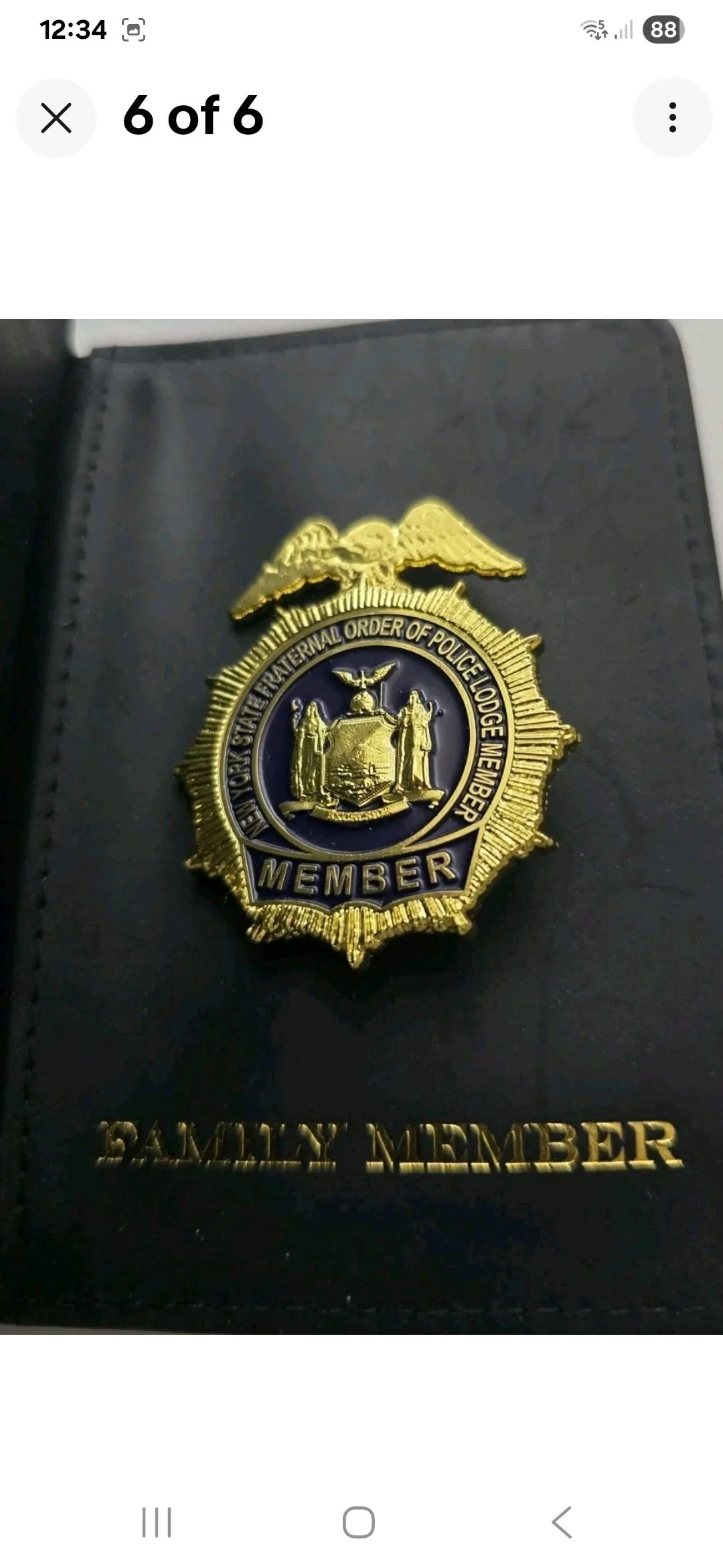 NYPD State Chief’s Wallet with Badge – Replica Movie Prop