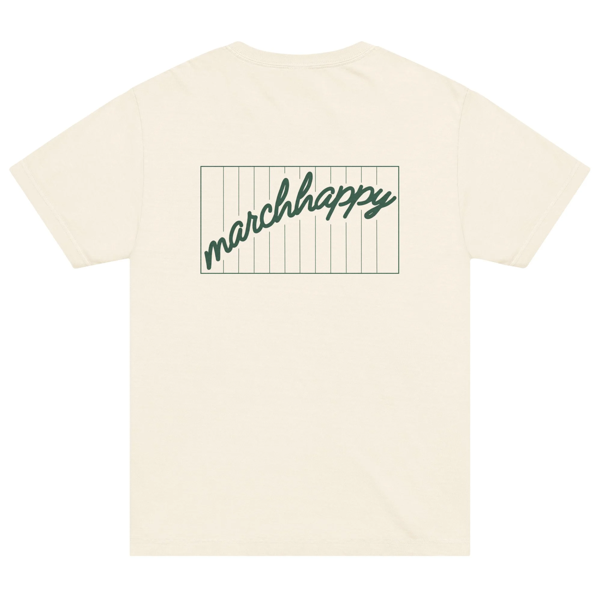 March Happy Drill Day Oversized Tee - Vintage White