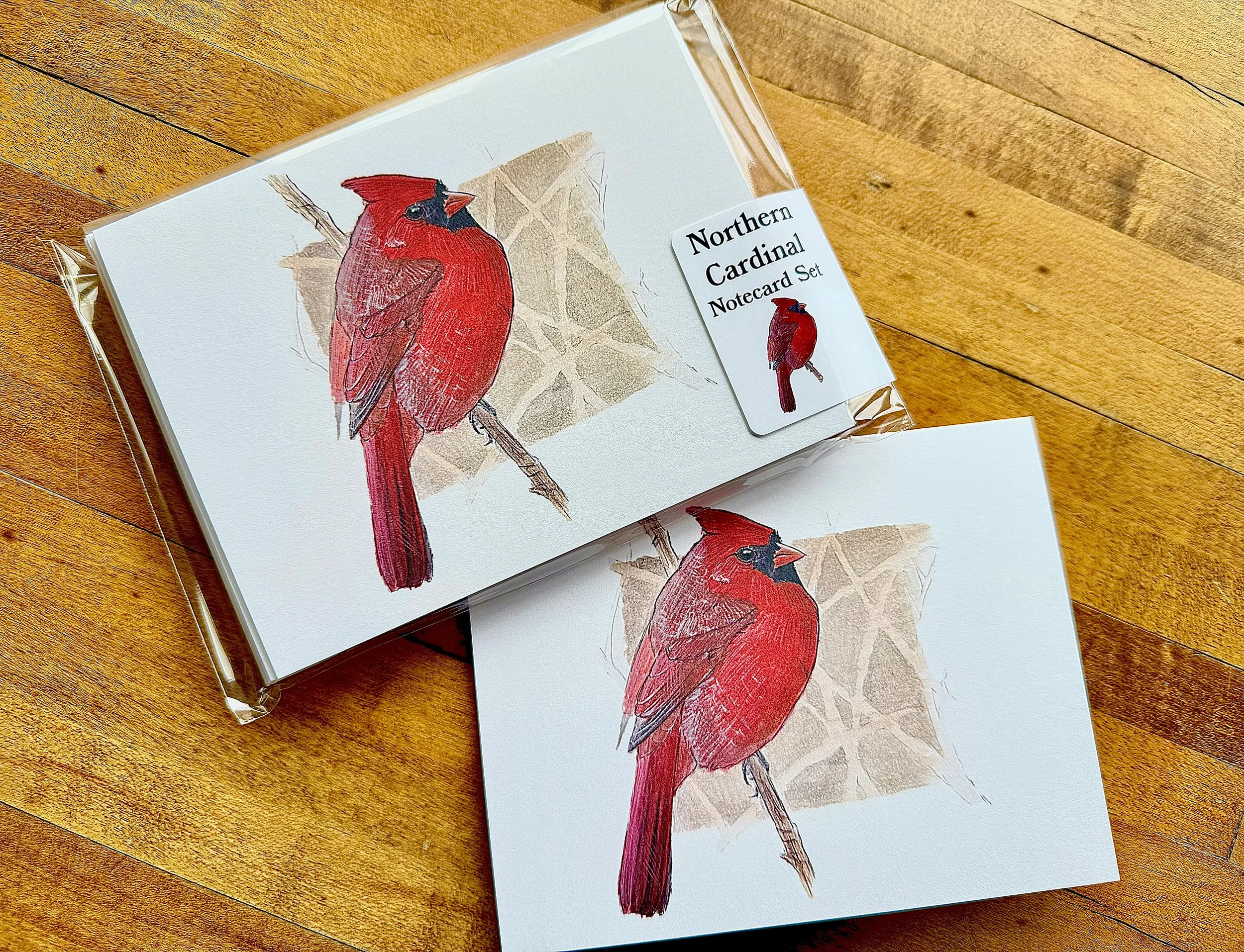 Northern Cardinal Notecard Set