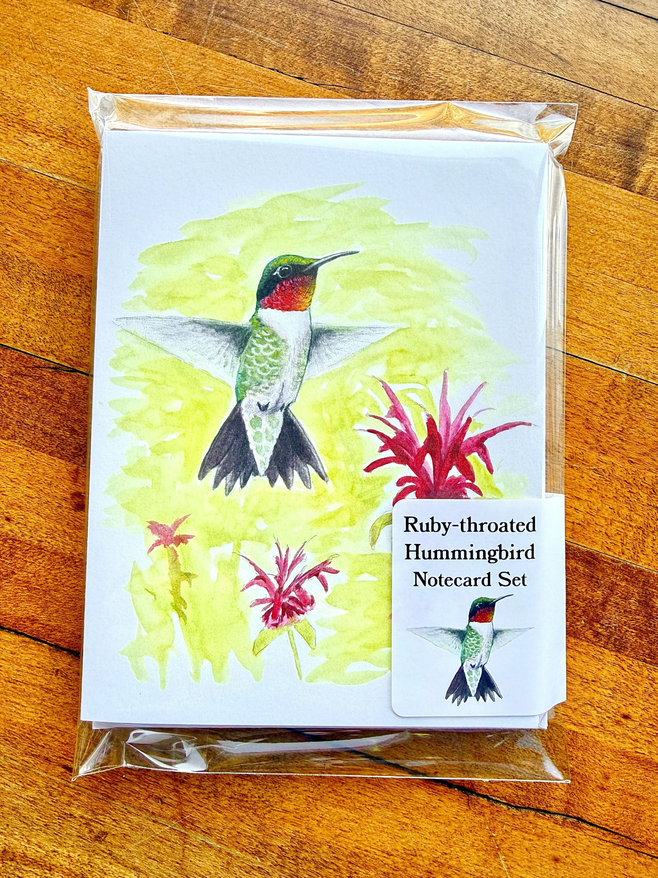 Ruby-throated Hummingbird Notecard Set