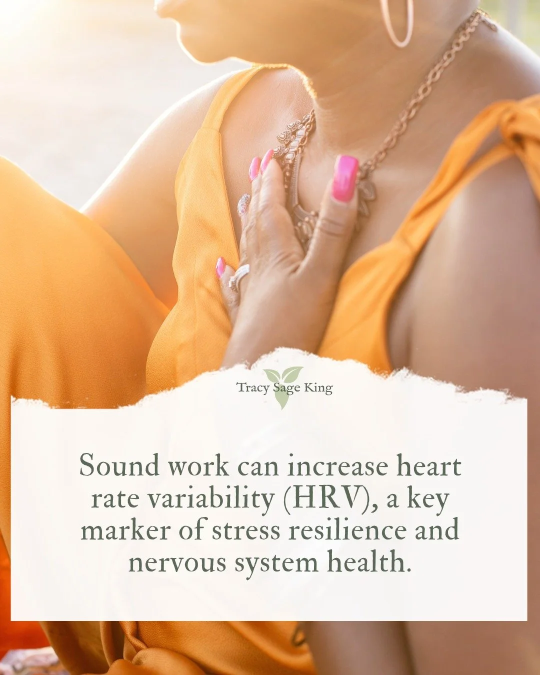 HRV is one of the best indicators of how well your body handles stress, and sound therapy has been shown to support it.

The Sound Spa isn&rsquo;t just about feeling better now, but it helps build resilience for the long haul.

Let sound support your