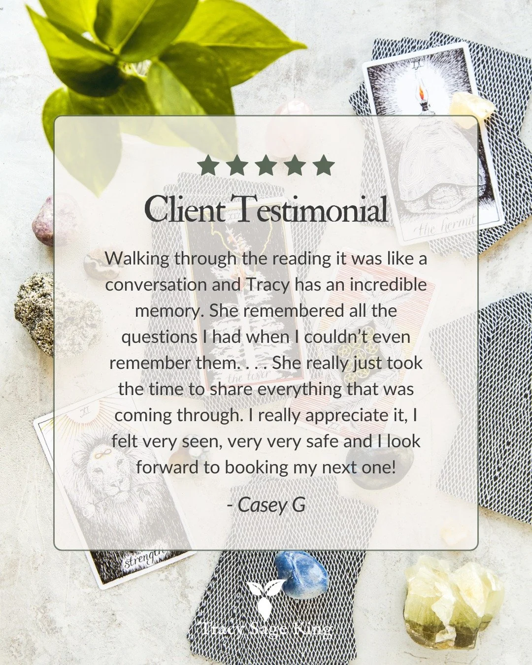 Sometimes the clarity is already inside you. You just need space to hear it.

These sessions combine intuitive insight with grounded support to help you reconnect with your inner wisdom and move forward with confidence.

Come with your questions. Lea