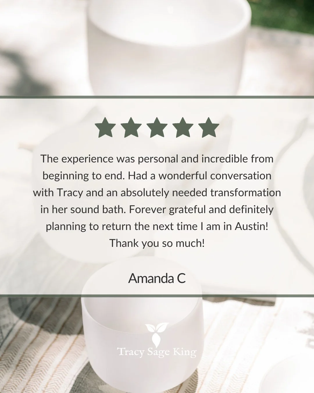 Our seasonal sound ceremonies invite you to mark the moment.

Through sound, scent, and stillness, you&rsquo;re guided into reflection, alignment, and a deeper connection with the turning of the seasons.

These gatherings offer a quiet kind of magic,