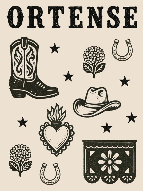 ORTENSE Sticker Sheet