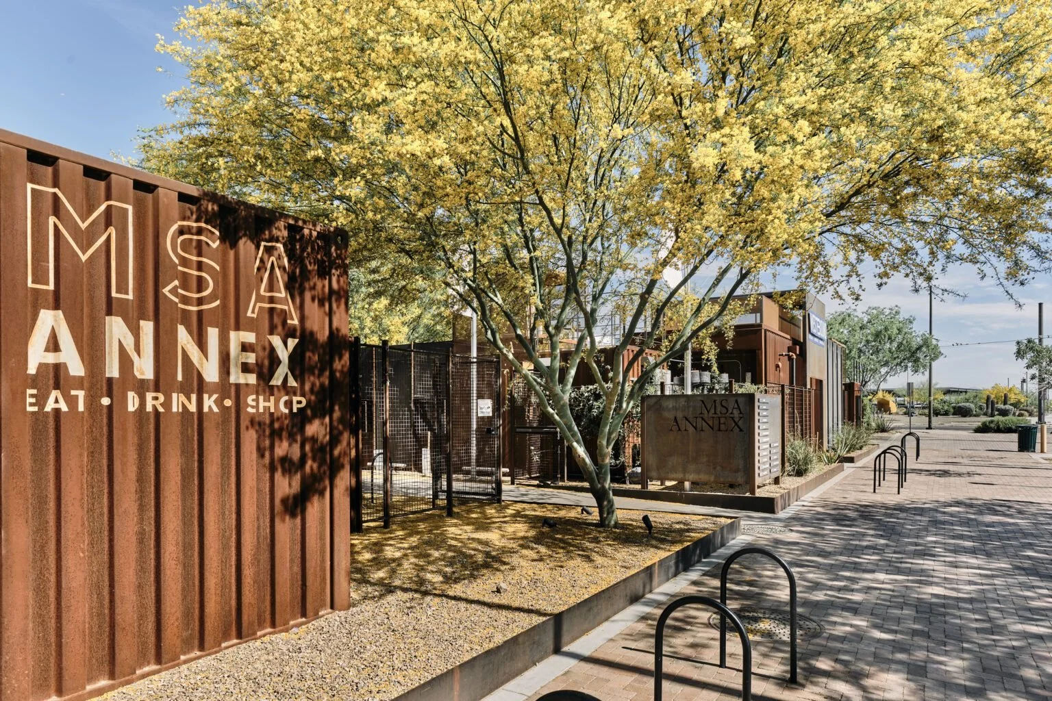 MSA Annex in Tucson, home to ORTENSE and other local shops and restaurants.
