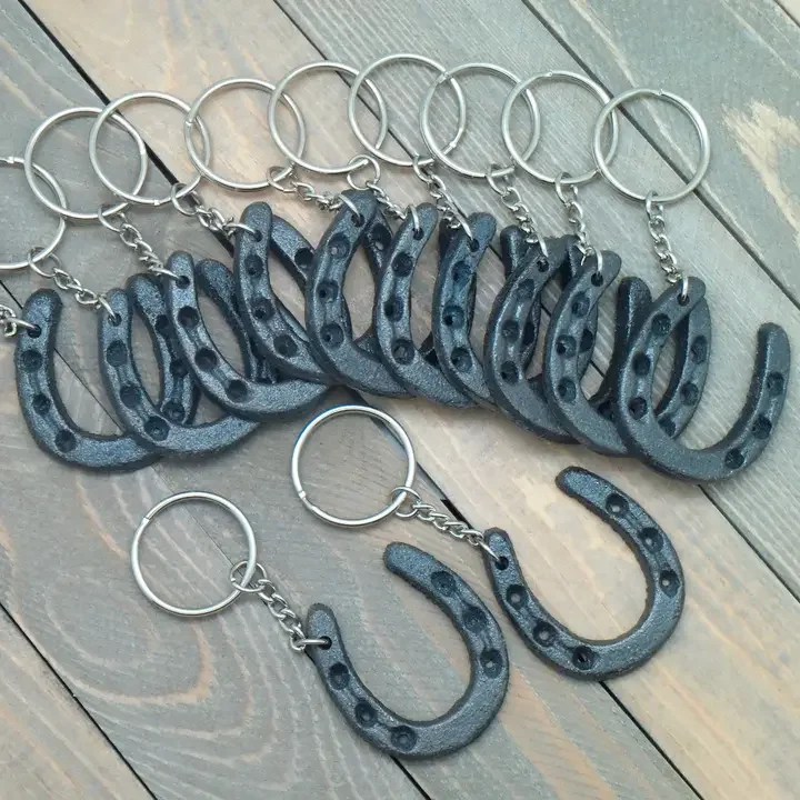 Mini Lucky Horseshoe Keychain