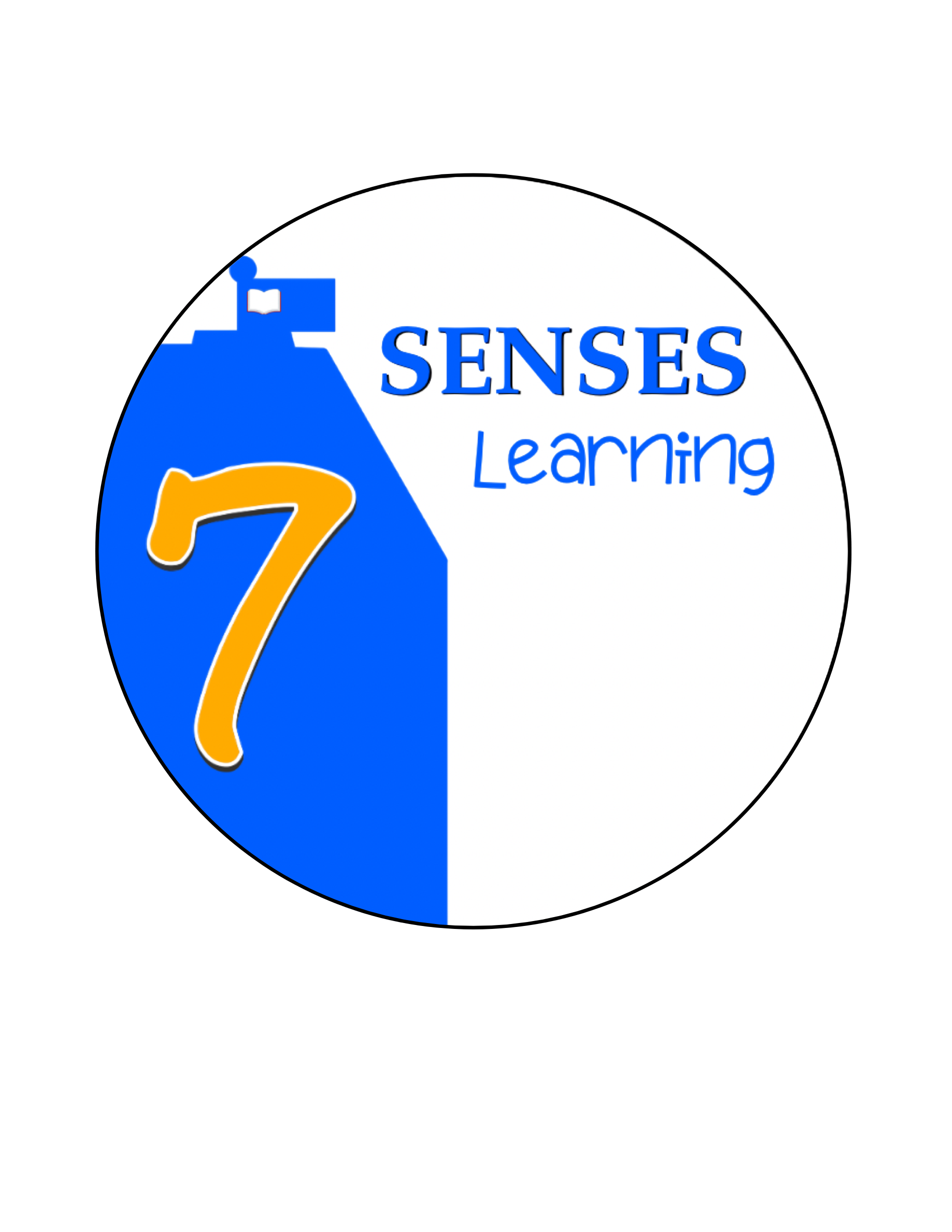 Seven Senses Learning Circle Logo - 3"