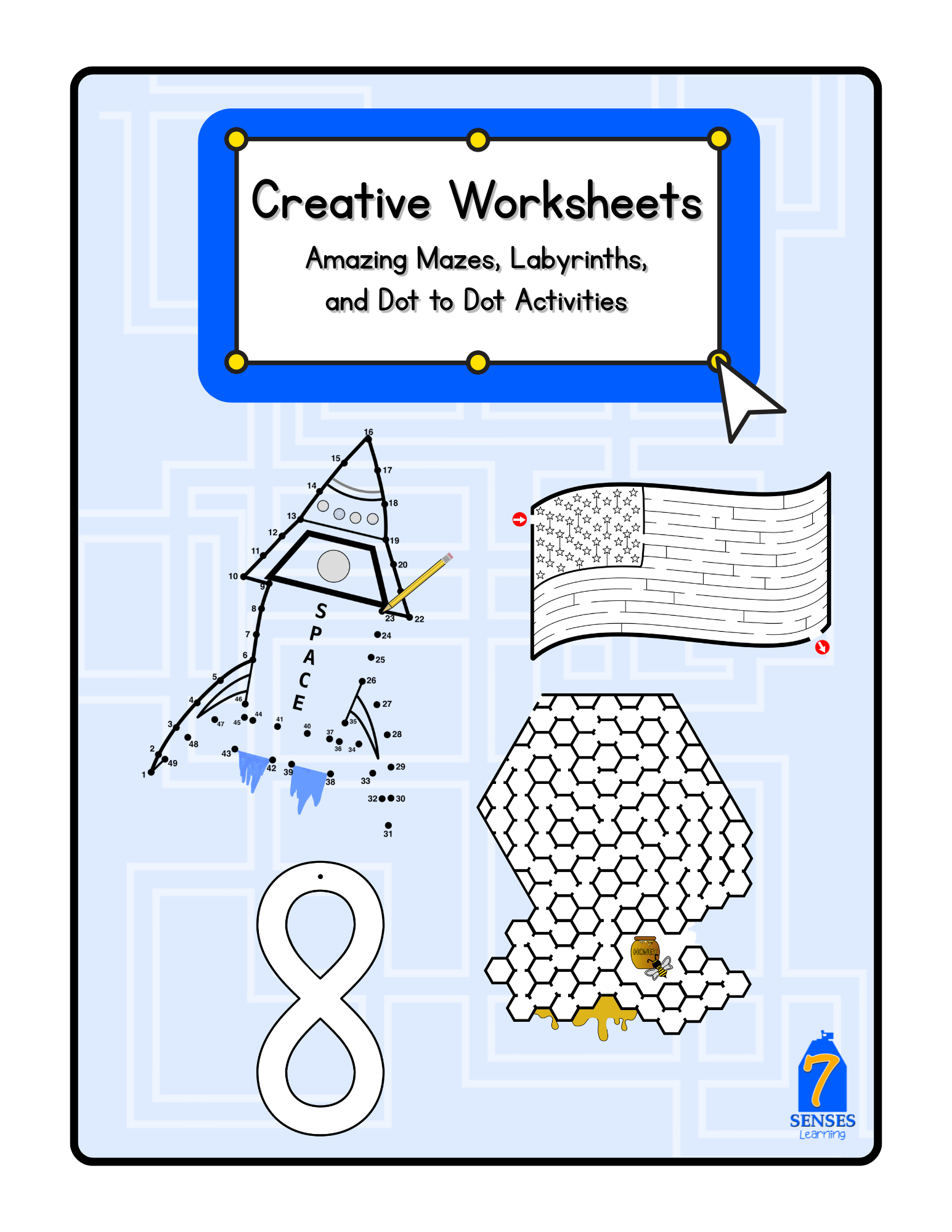 Amazing Mazes, Labyrinths, and Dot to Dot Activities