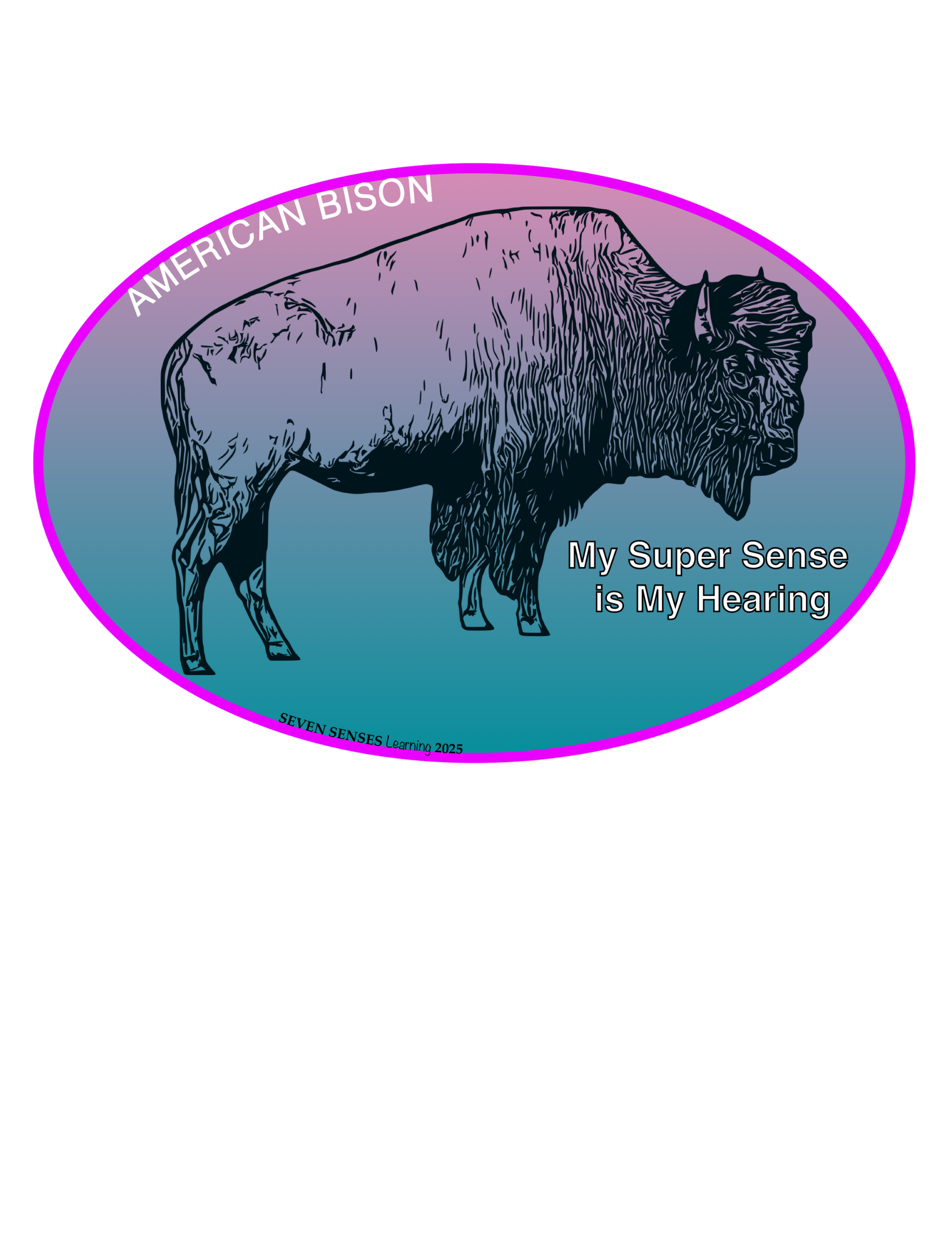 American Bison - Super Sense is Hearing - 2"