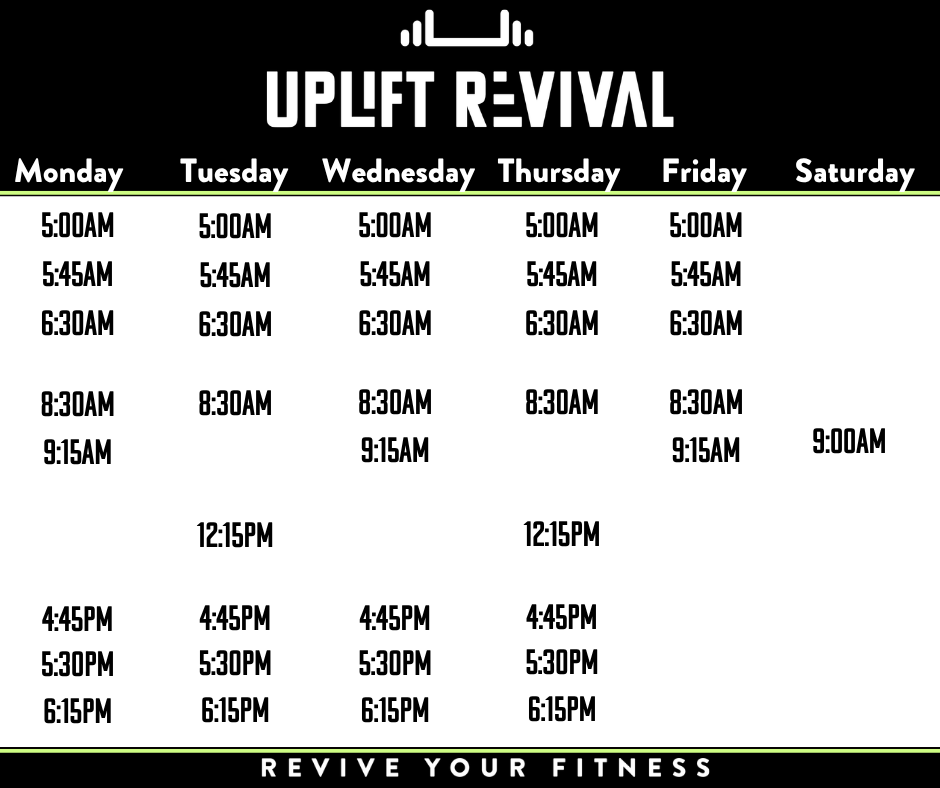 Workout_Schedule_Lubbock_Gym