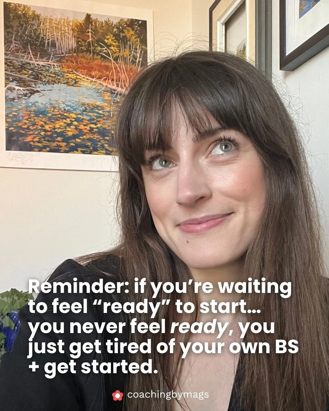 Ughhh the biggest lie we tell ourselves... confidence will come.  Waiting is the smart thing to do... 

And I'm not talking about responsible waiting - maybe you want to feel &quot;ready&quot; before you become a brain surgeon... 

But I'm talking ab