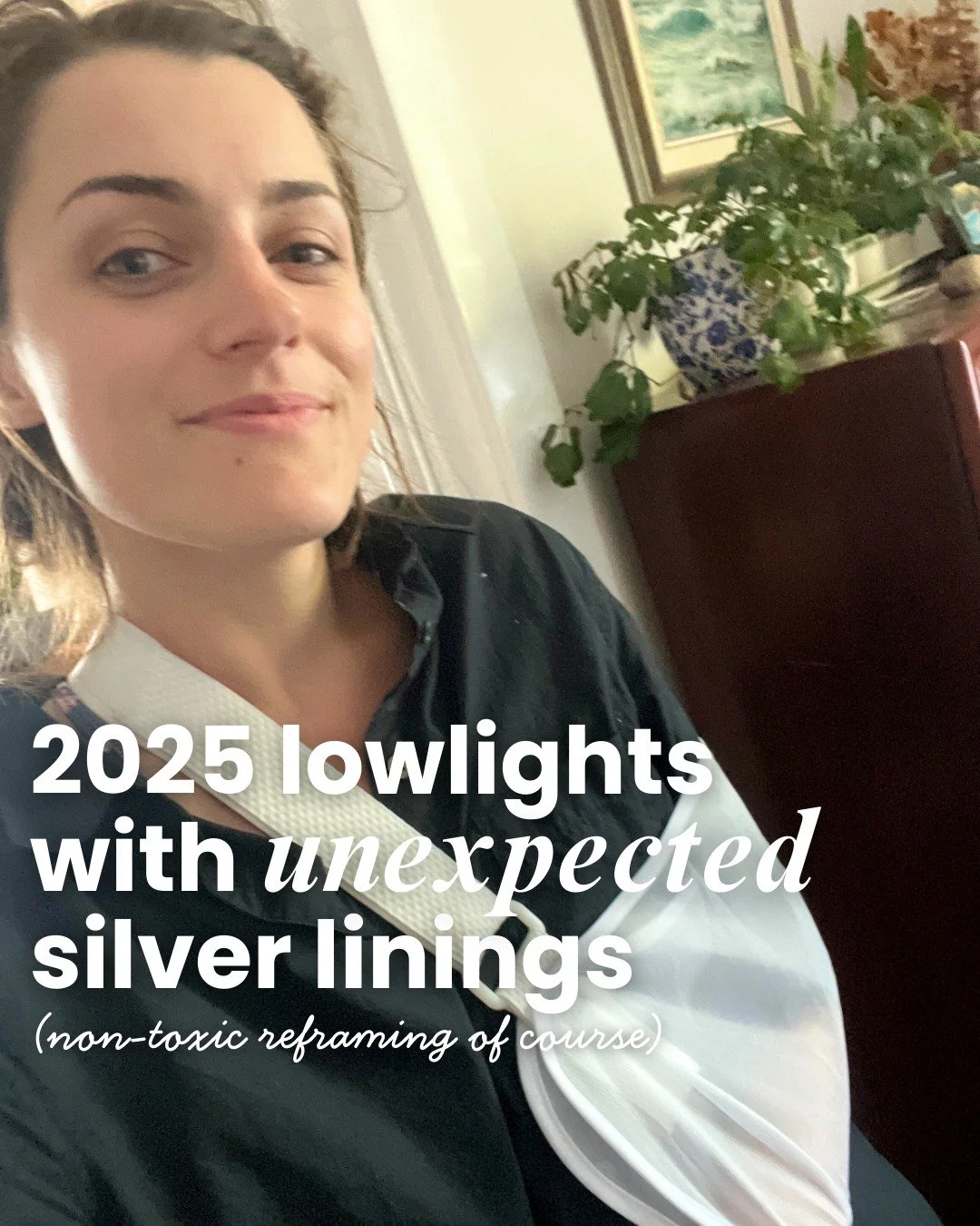 There's often a pressure to find a silver-lining in the crappy stuff that happens to us &ndash; this is not that. 

This is something new I experienced this year when I let myself experience things authentically.. what I mean by that is without &quot